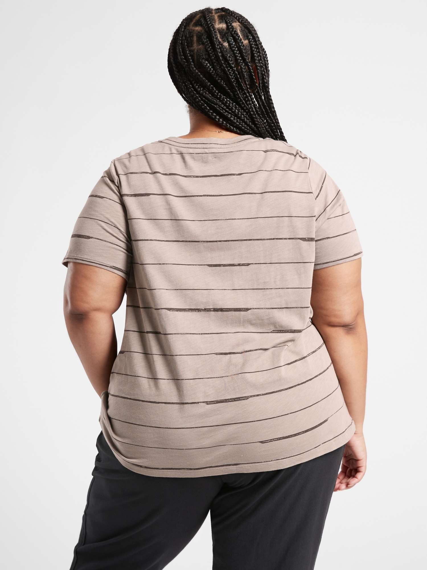 Organic Daily Striped Tee