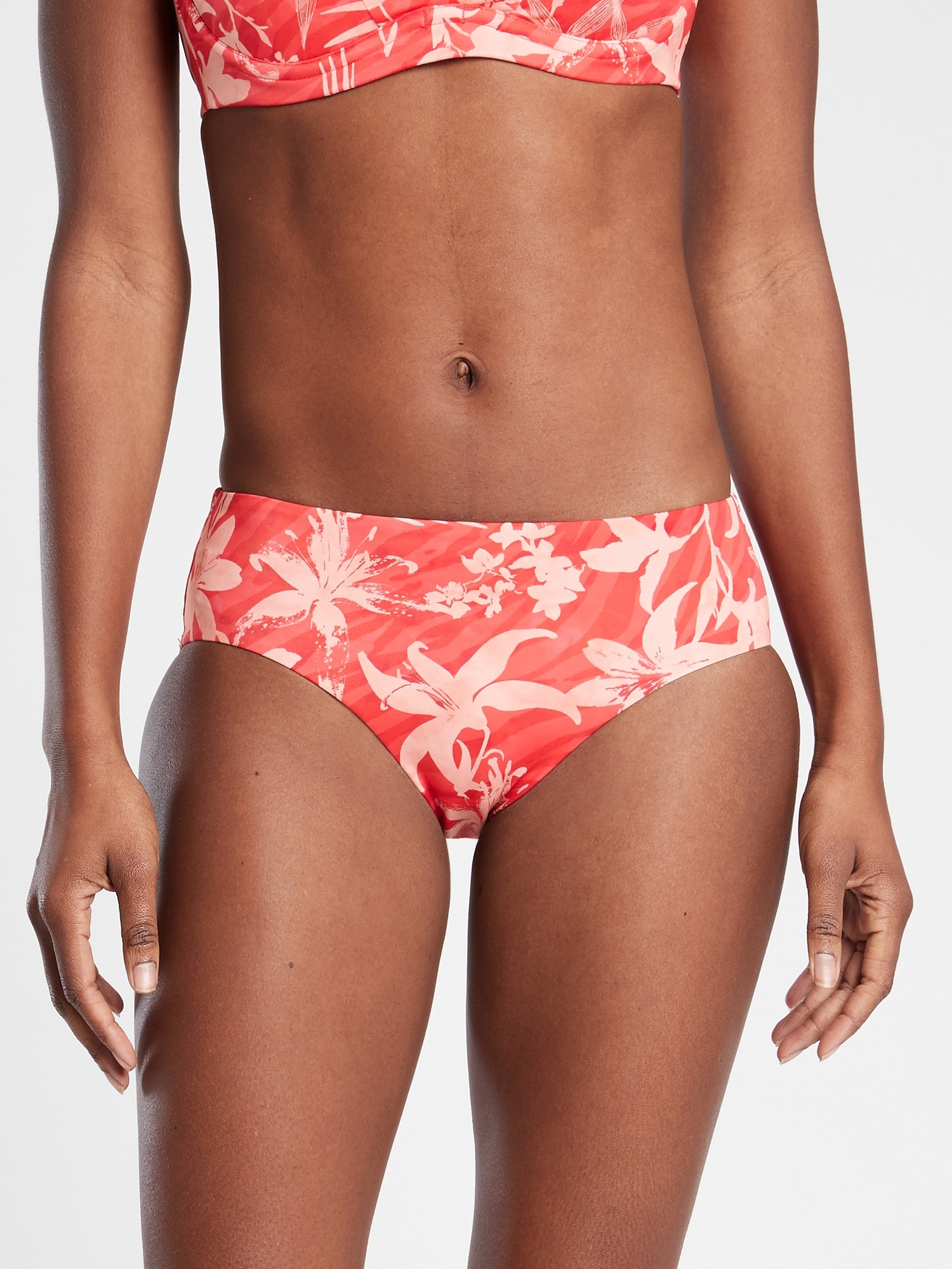 Clean Full Printed Bikini Bottom