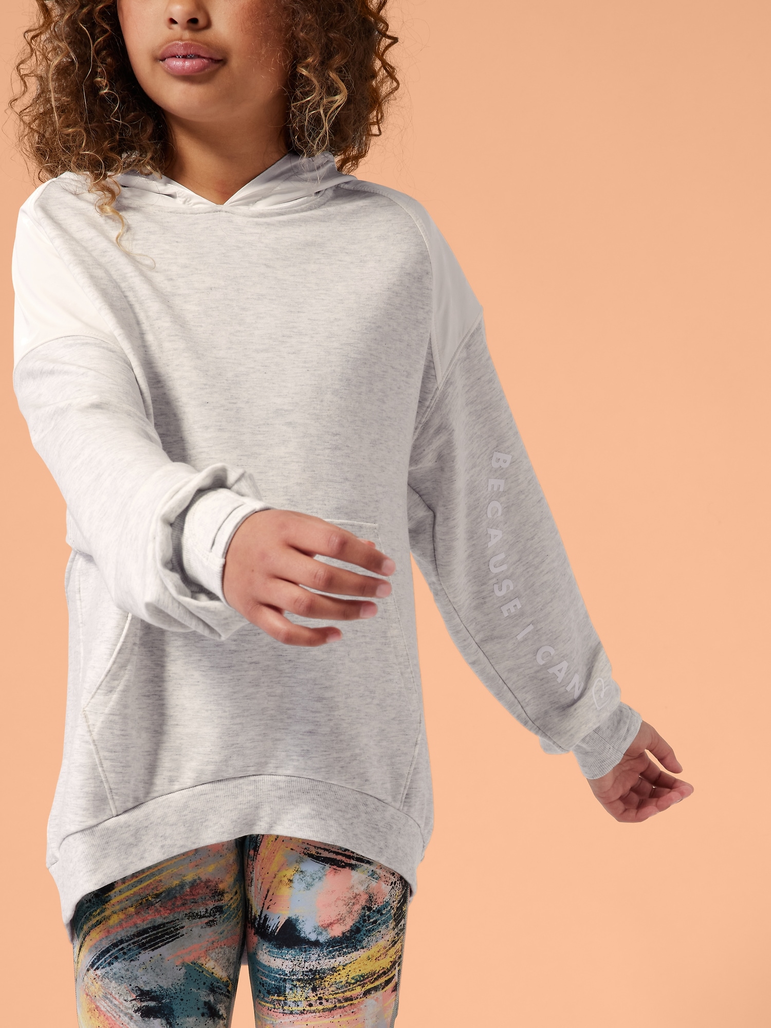 Athleta Girl SB Oversized Warm Up Sweatshirt