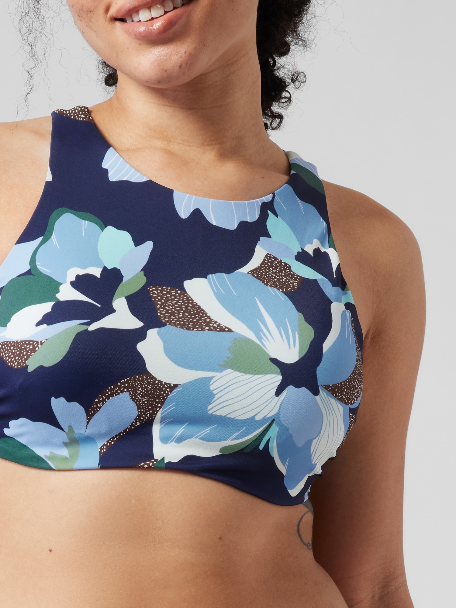 Maldives Printed Bikini Top