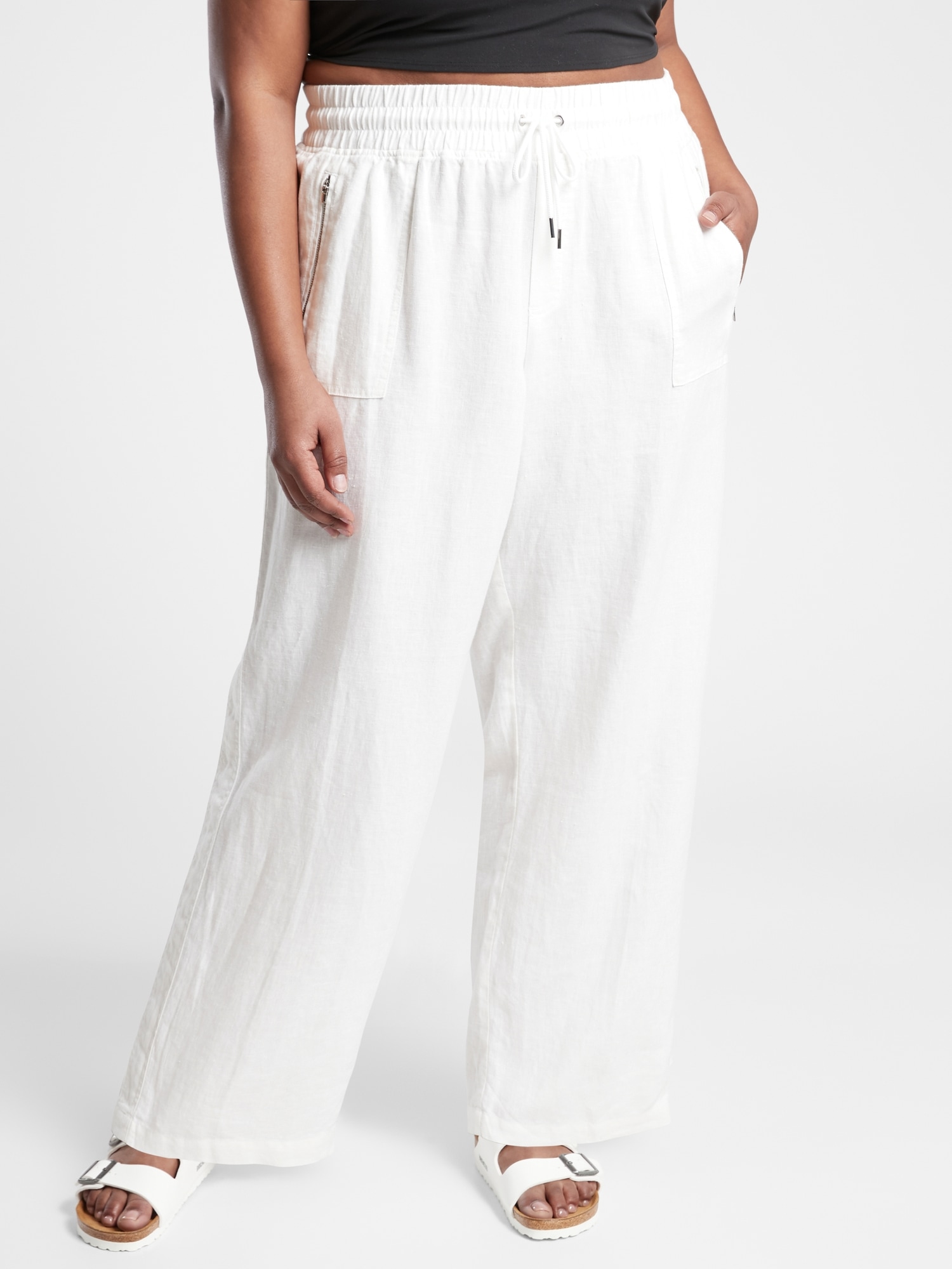 Cabo Linen Wide Leg Pant