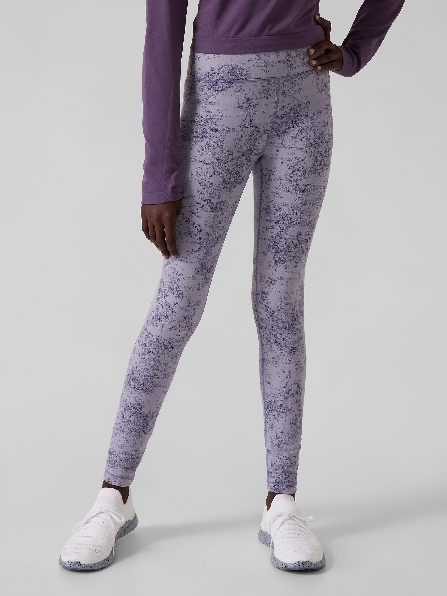 Athleta Girl High Rise Textured Chit Chat Tight