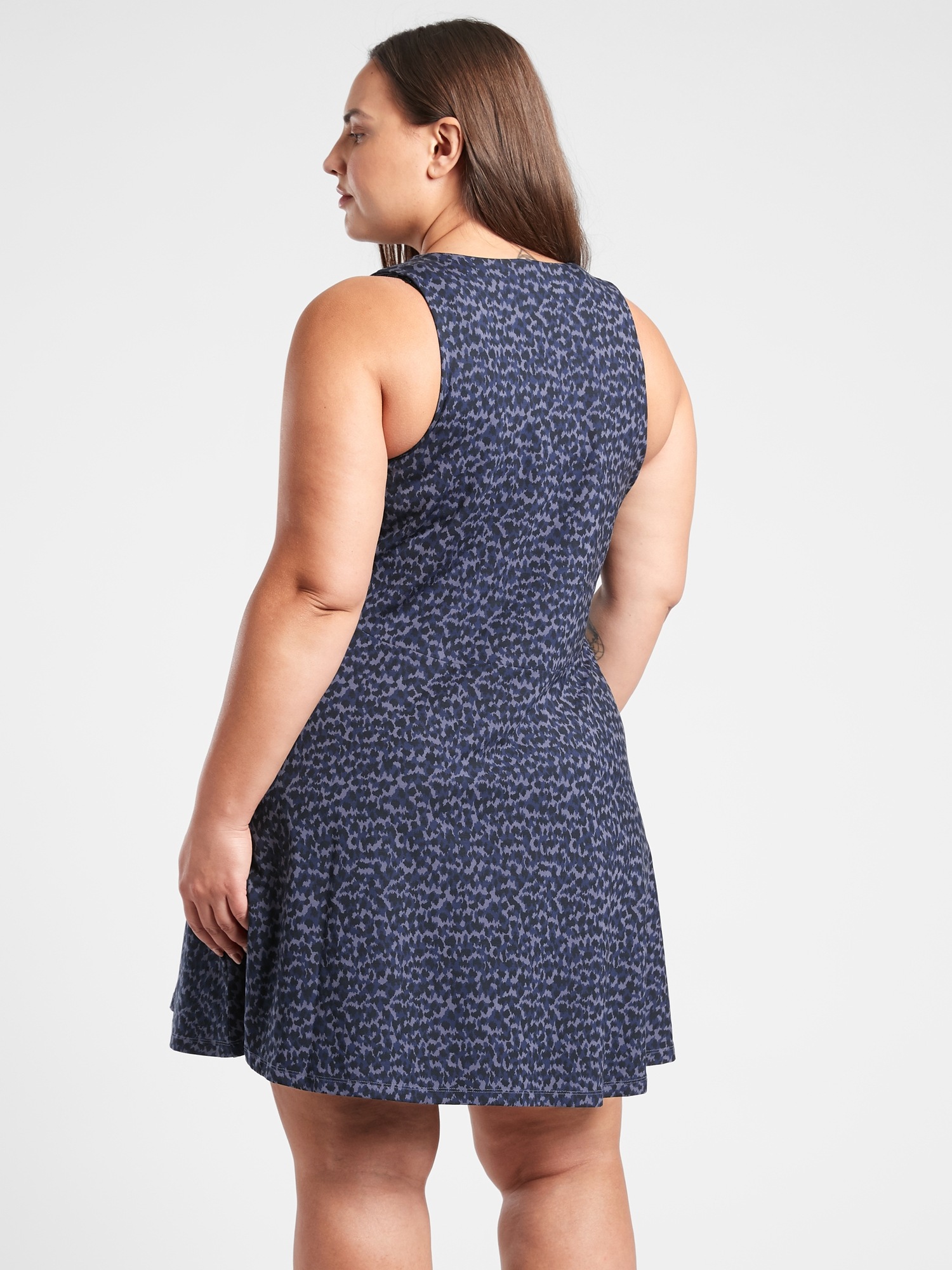 Santorini Thera Printed Dress