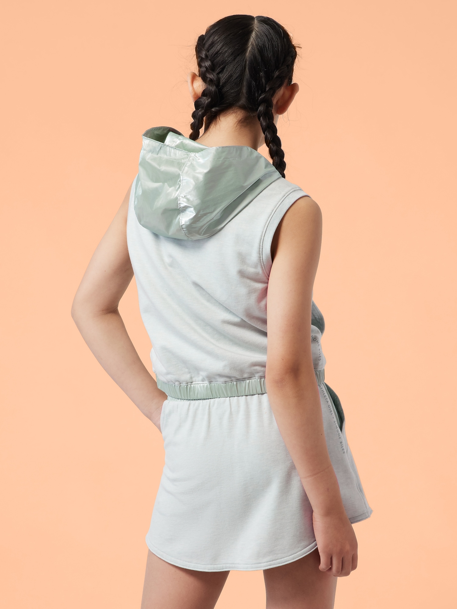 Athleta Girl SB Shine Reversible Vest