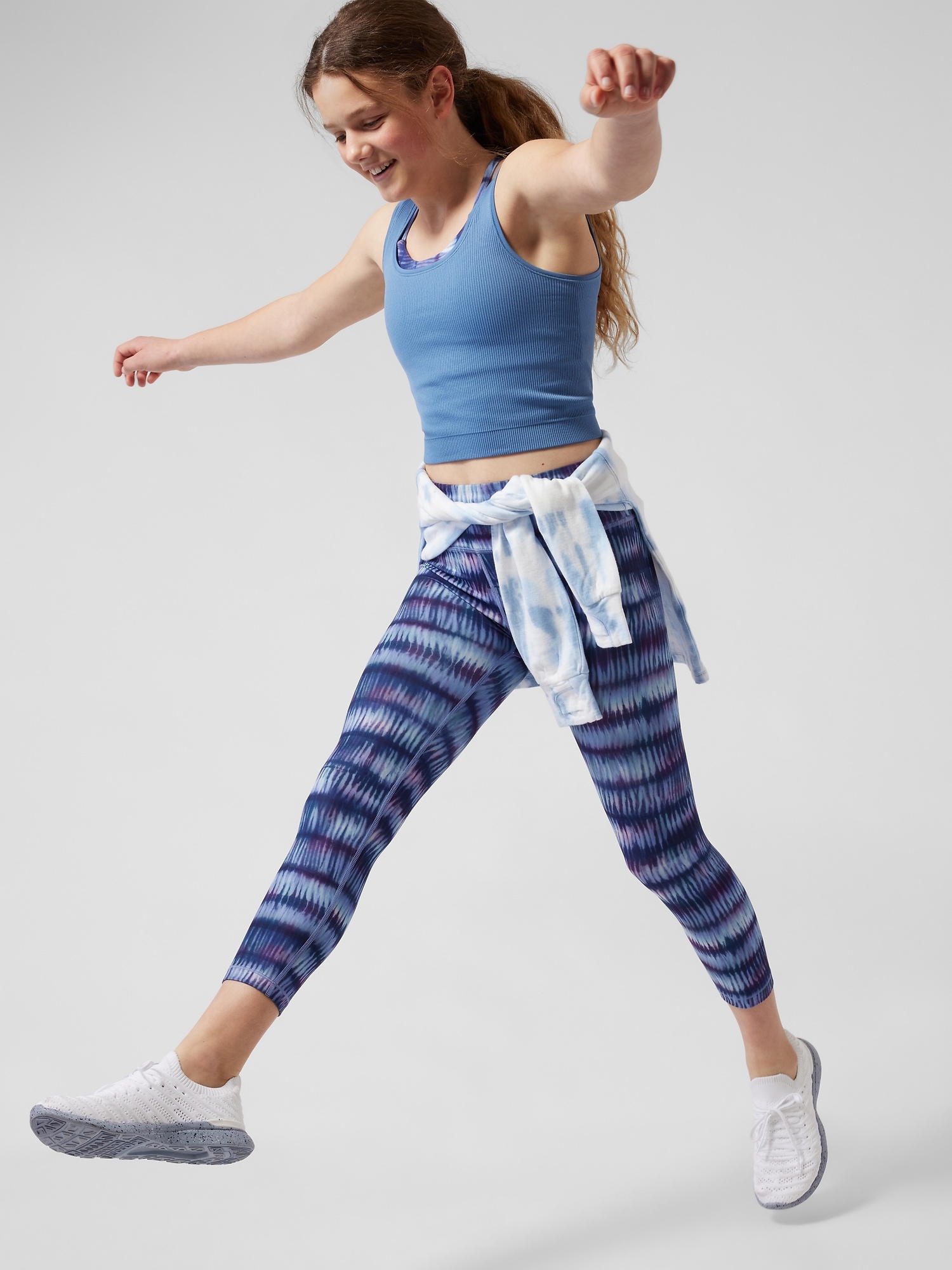 Athleta Girl High Rise Chit Chat Capri