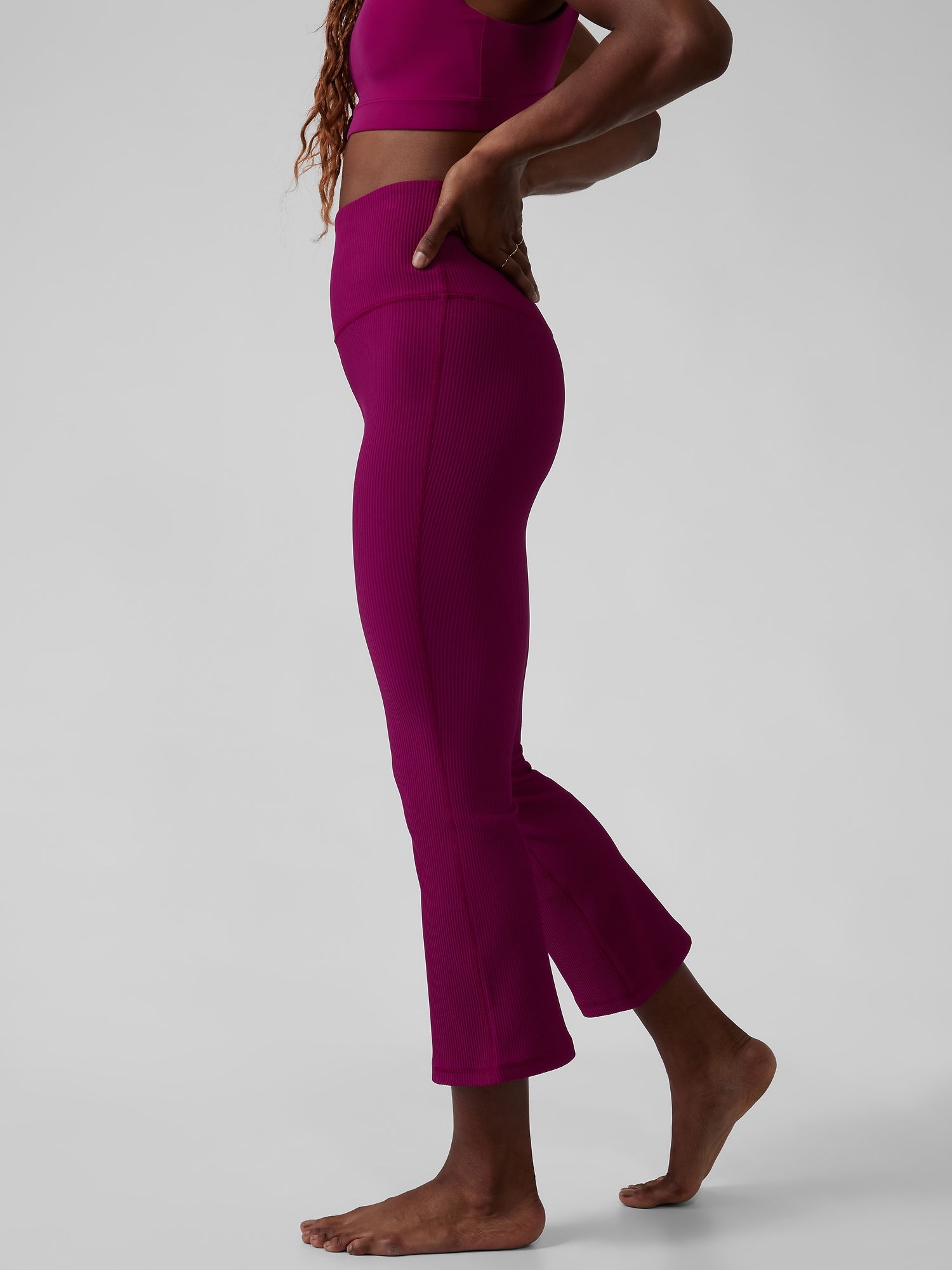 Elation Rib Crop Flare