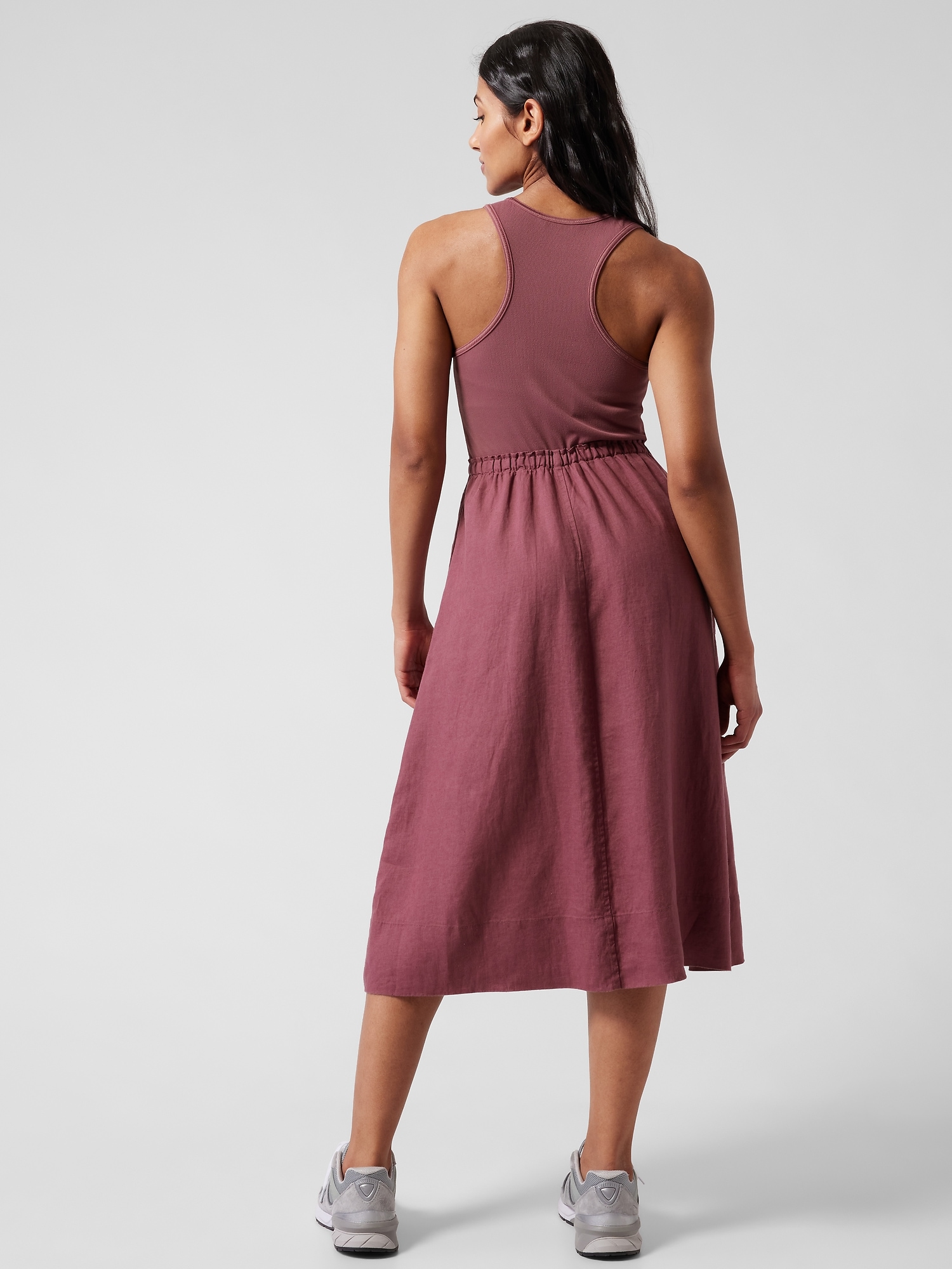 Baja Linen Midi Dress