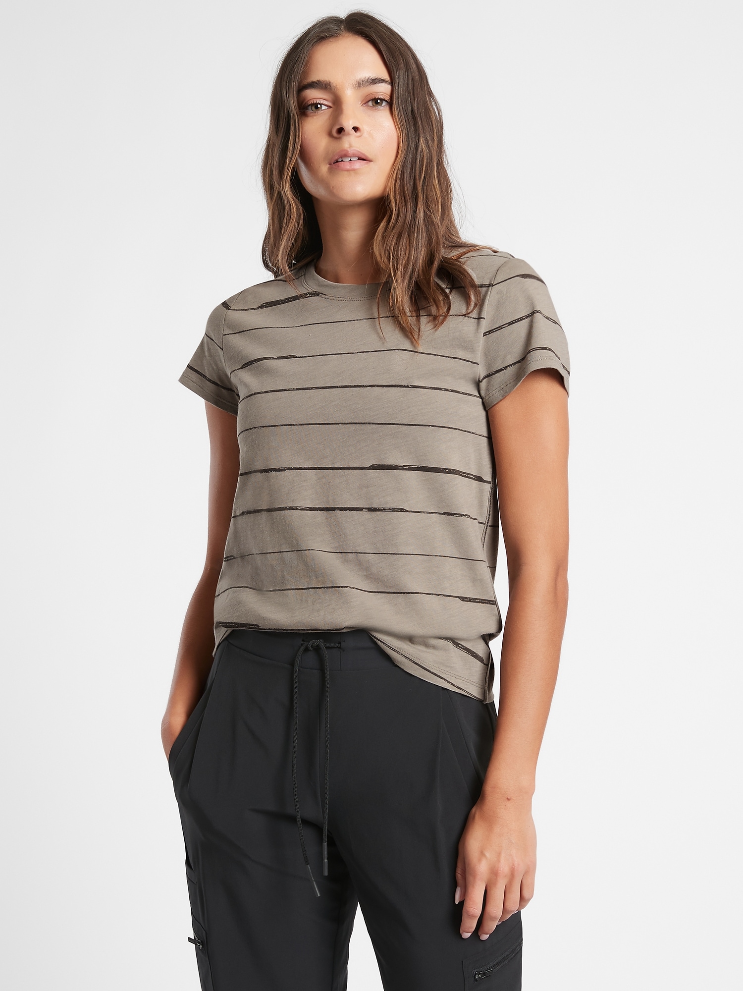 Organic Daily Striped Tee