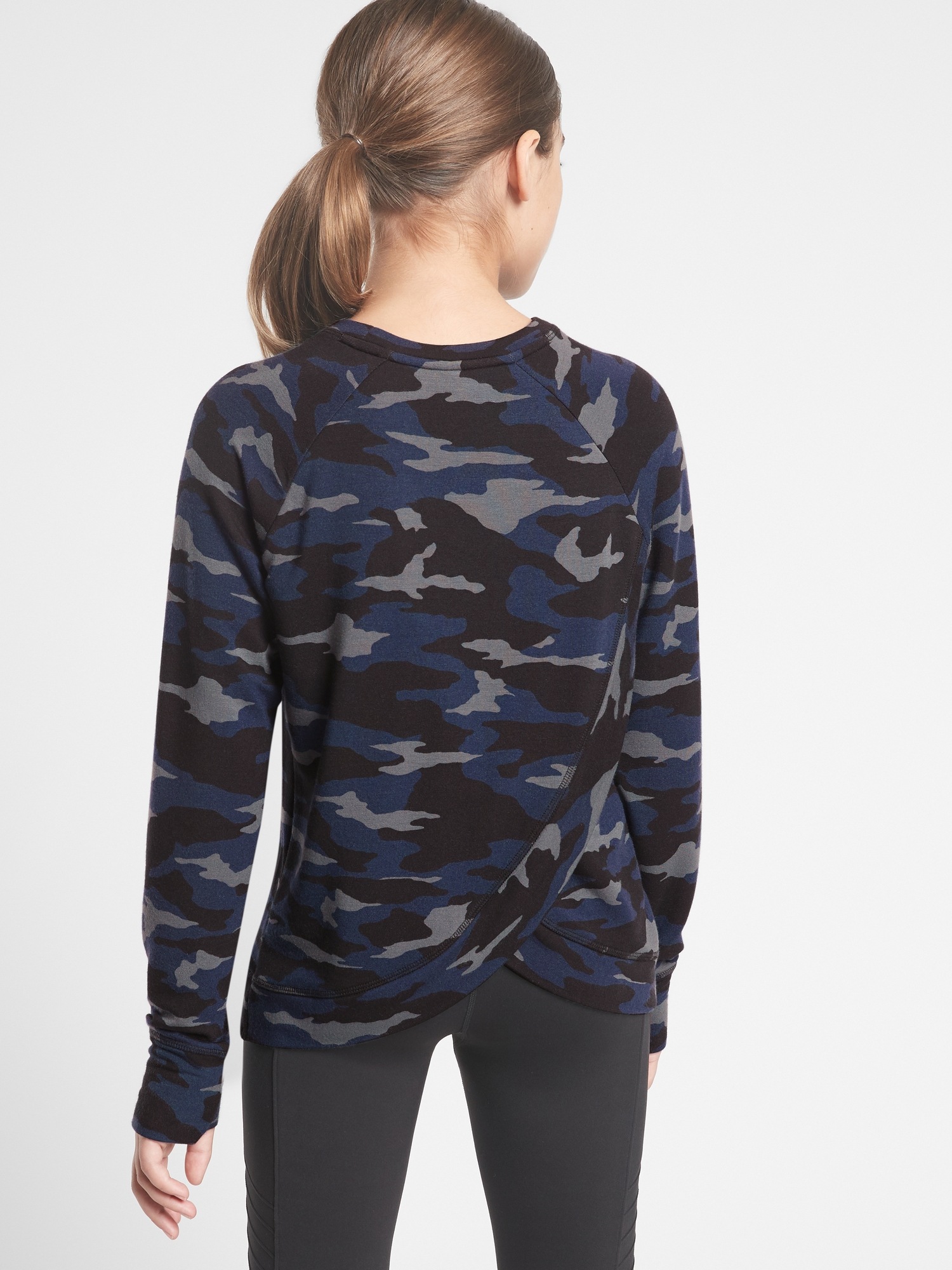 Athleta Girl Cozy Cross Your Fingers Sweatshirt