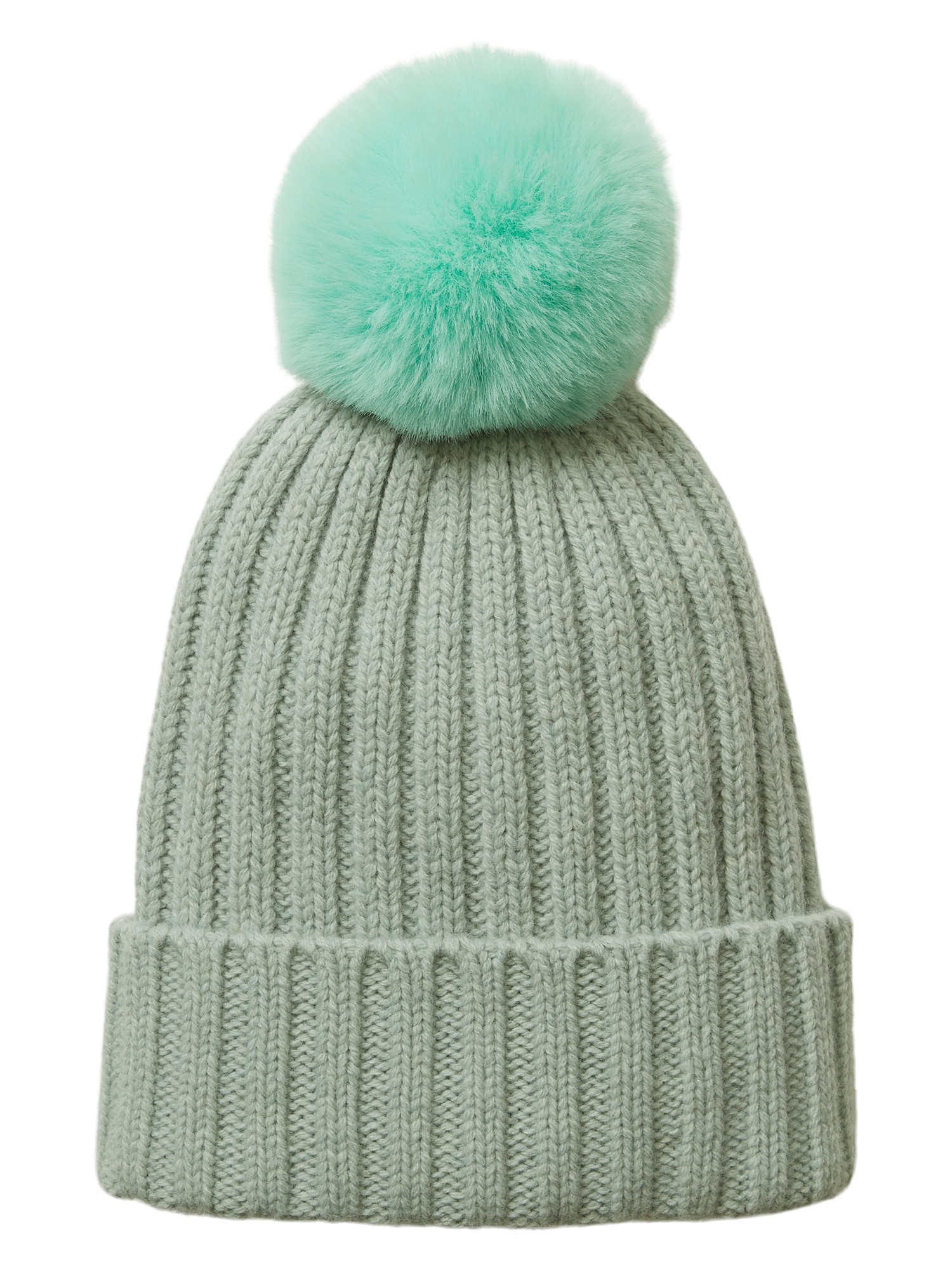 Ribbed Pom Beanie