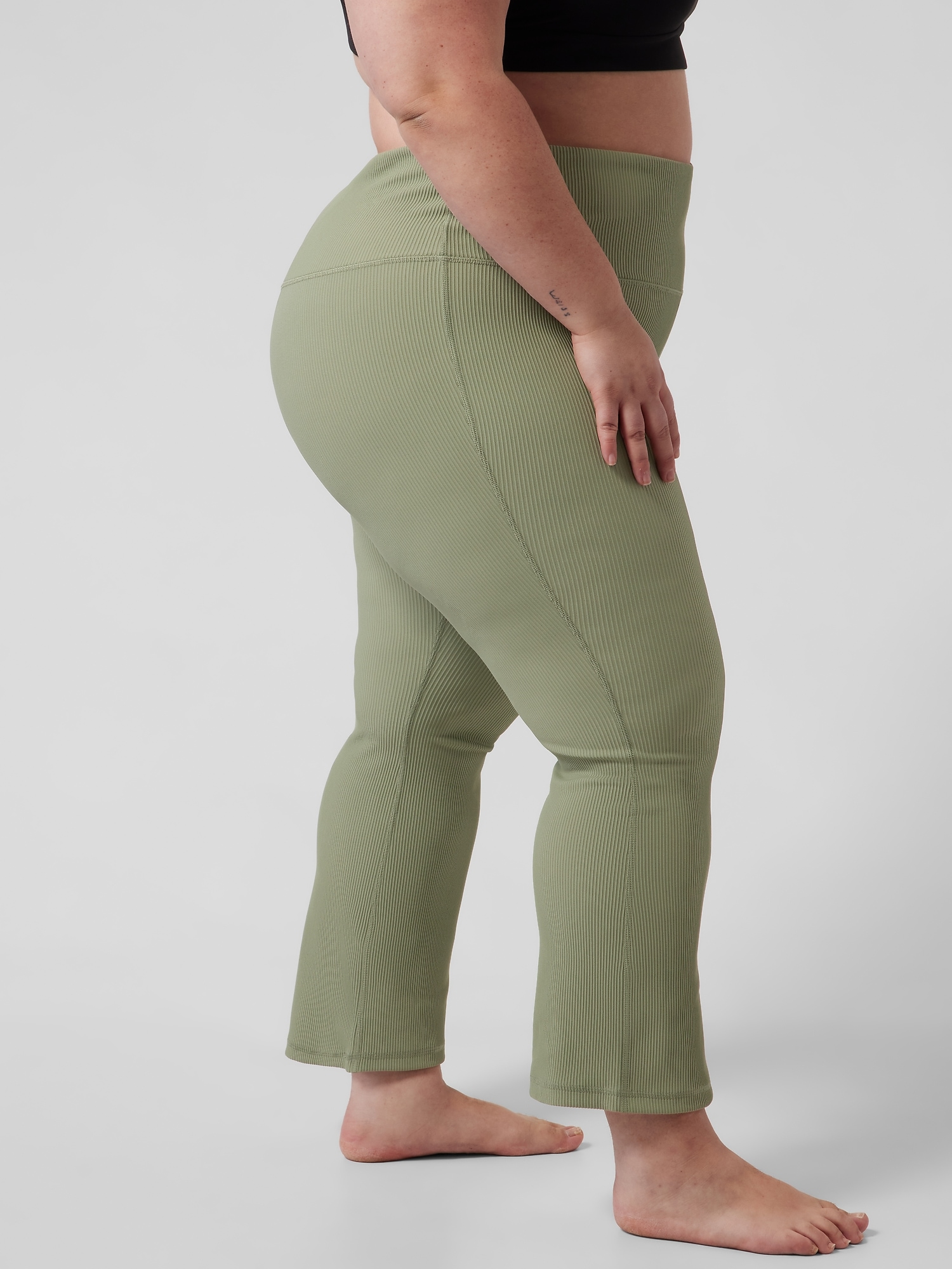 Elation Rib Crop Flare