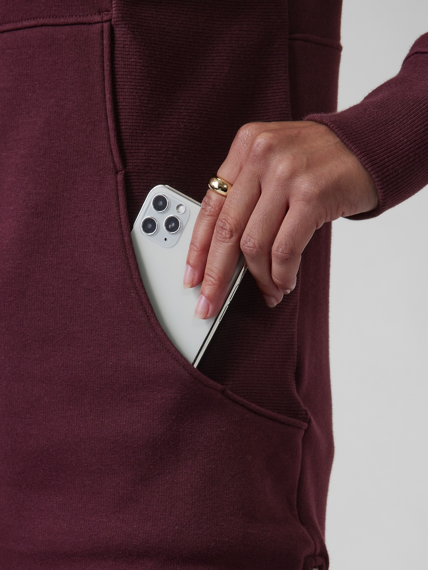 Cozy Karma Funnel Neck Dress