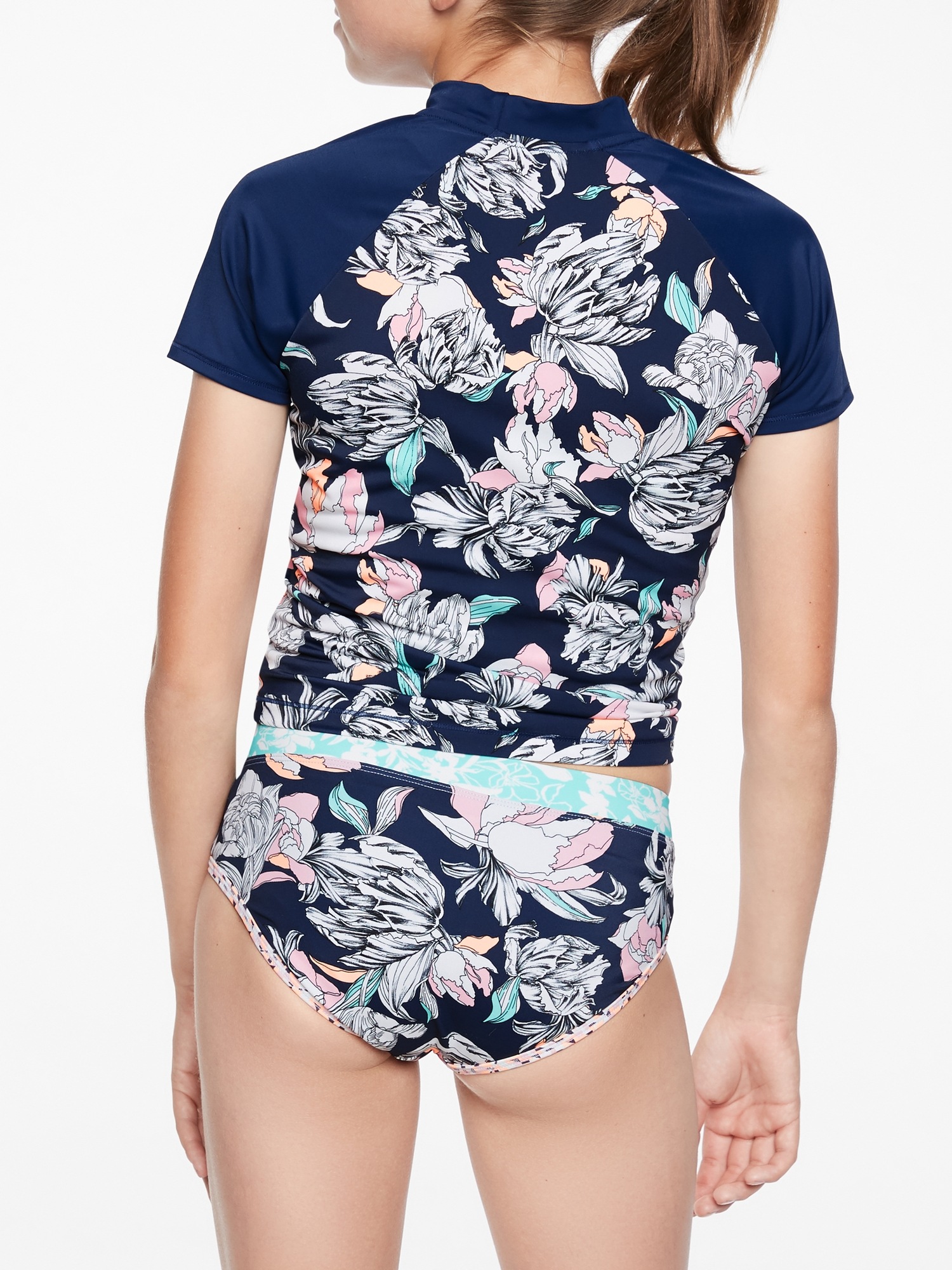 Athleta Girl Mock Neck Rashguard