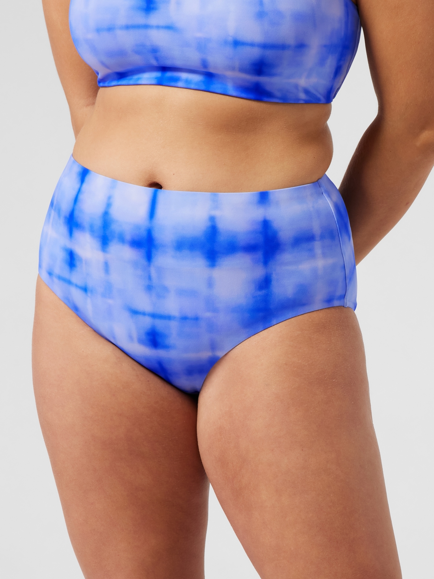 High Waist Printed Bikini Bottom