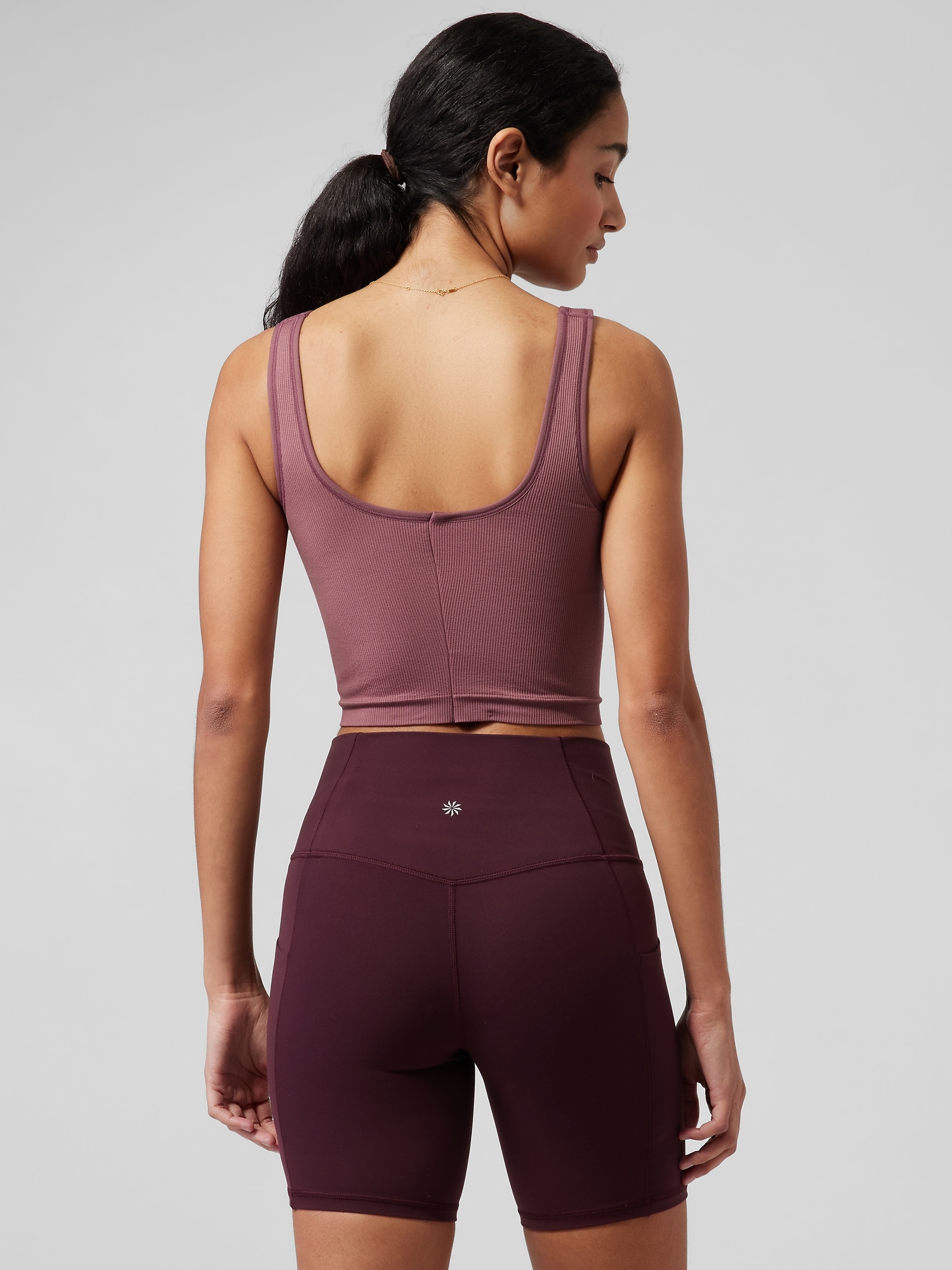 Aurora Seamless Scoop Crop Tank