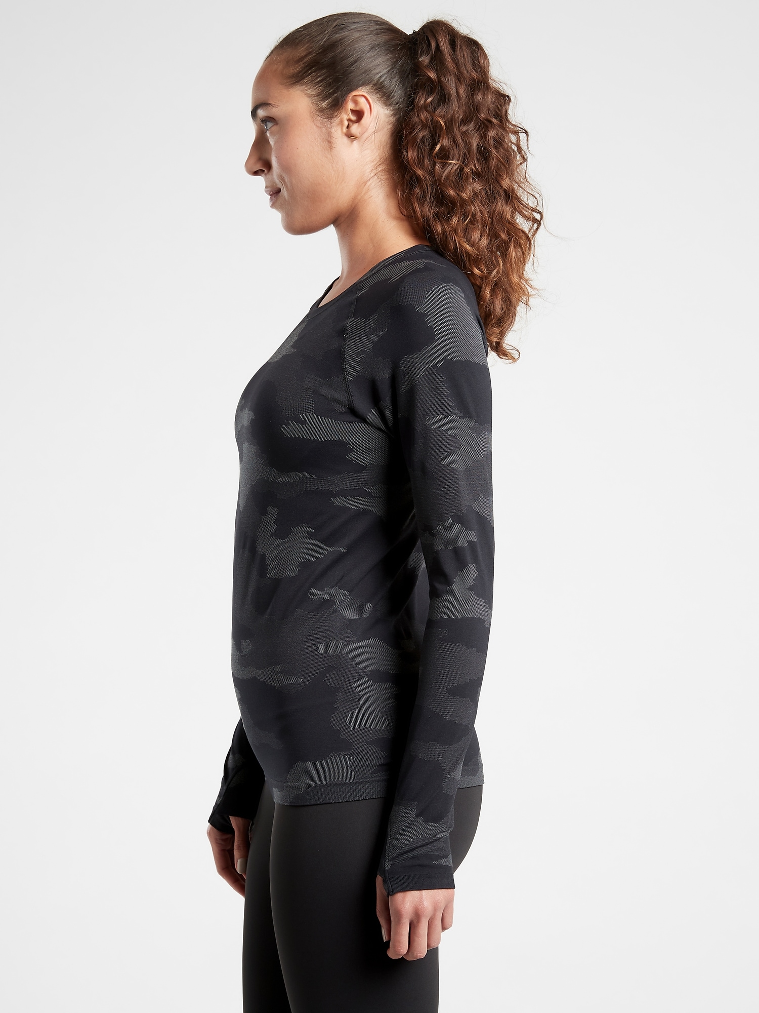 Momentum Seamless Camo Top