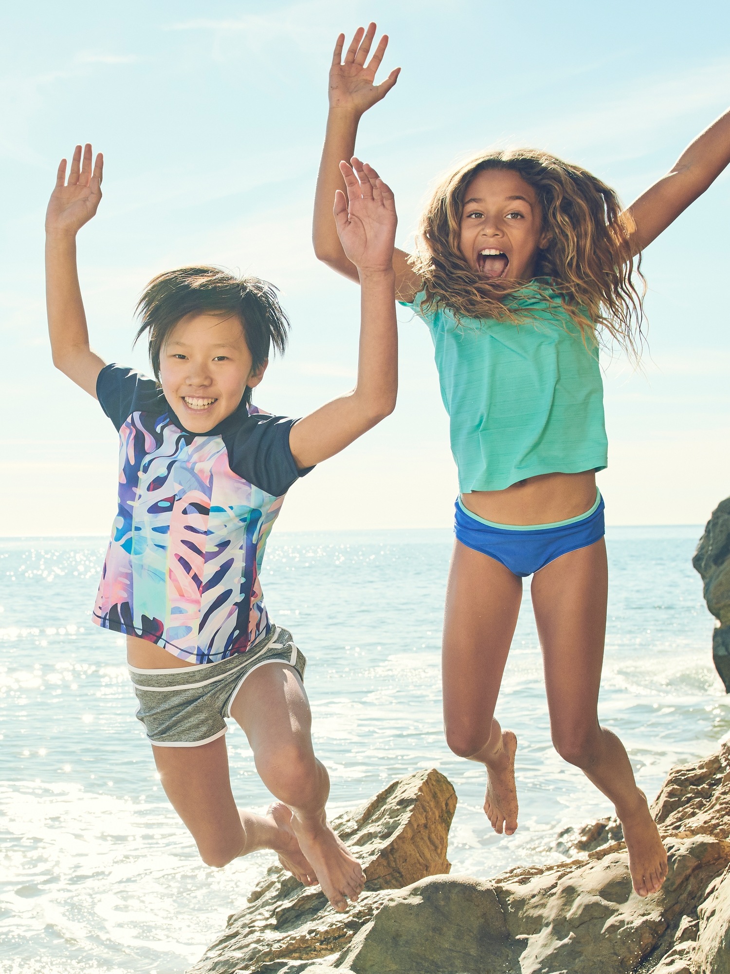 Athleta Girl Mock Neck Rashguard