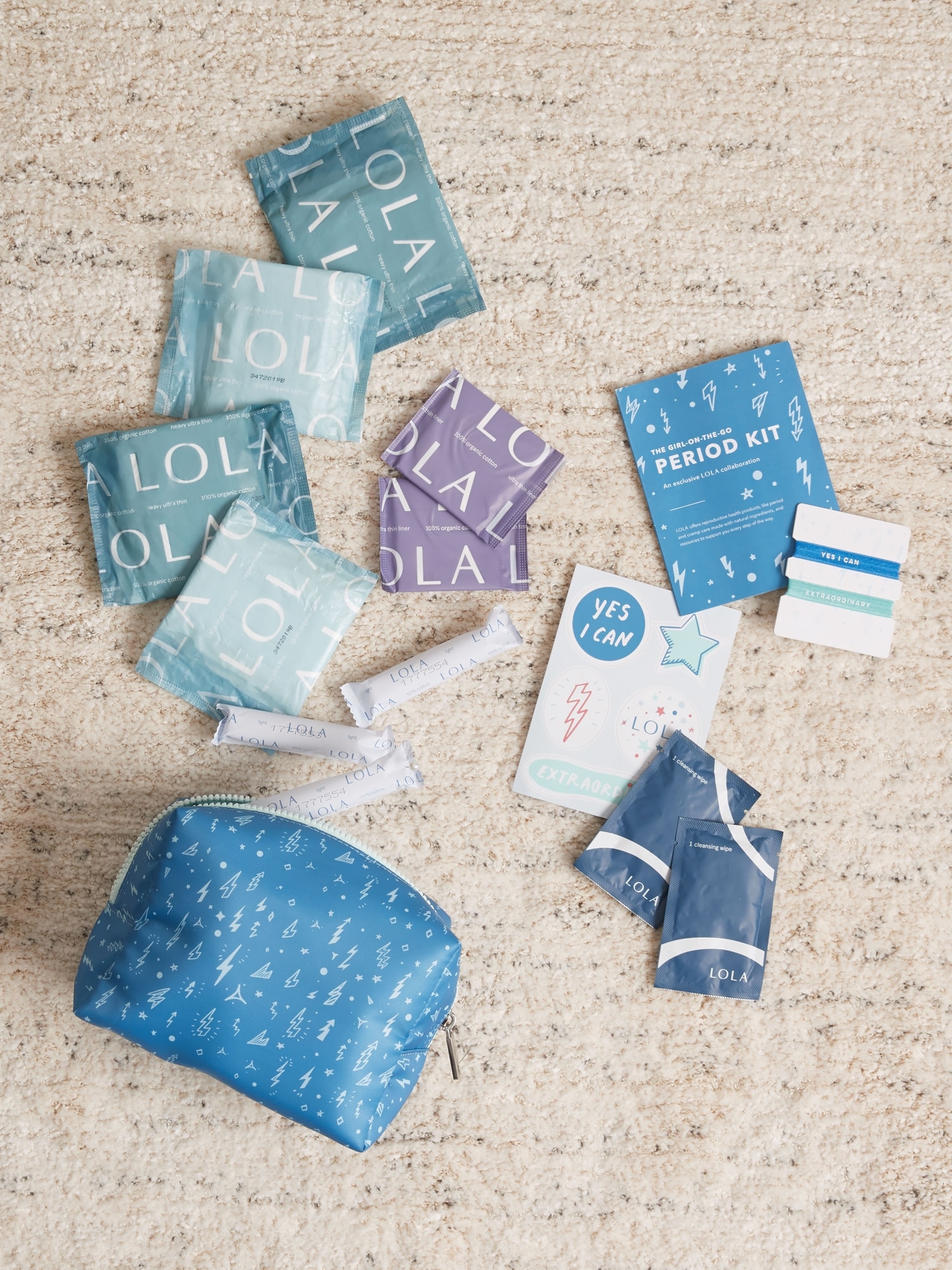 GIRL ON-THE-GO PERIOD KIT by LOLA