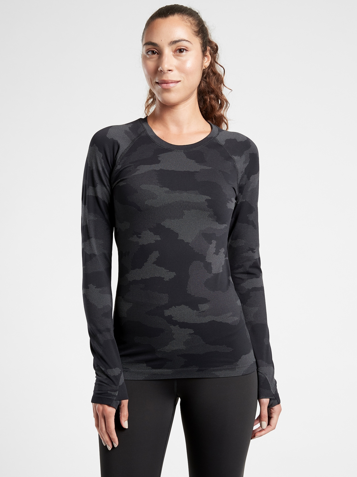 Momentum Seamless Camo Top