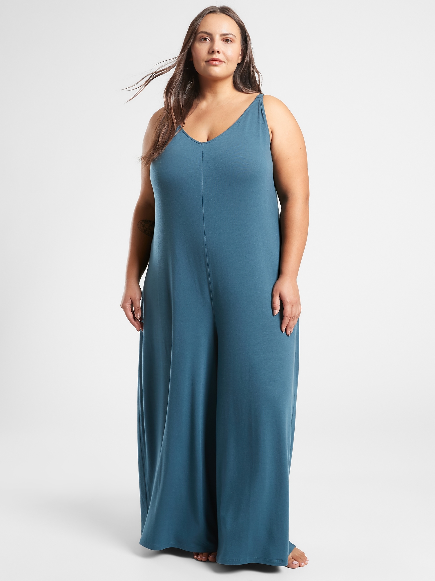 Nighttime Bliss Sleep V Neck Romper