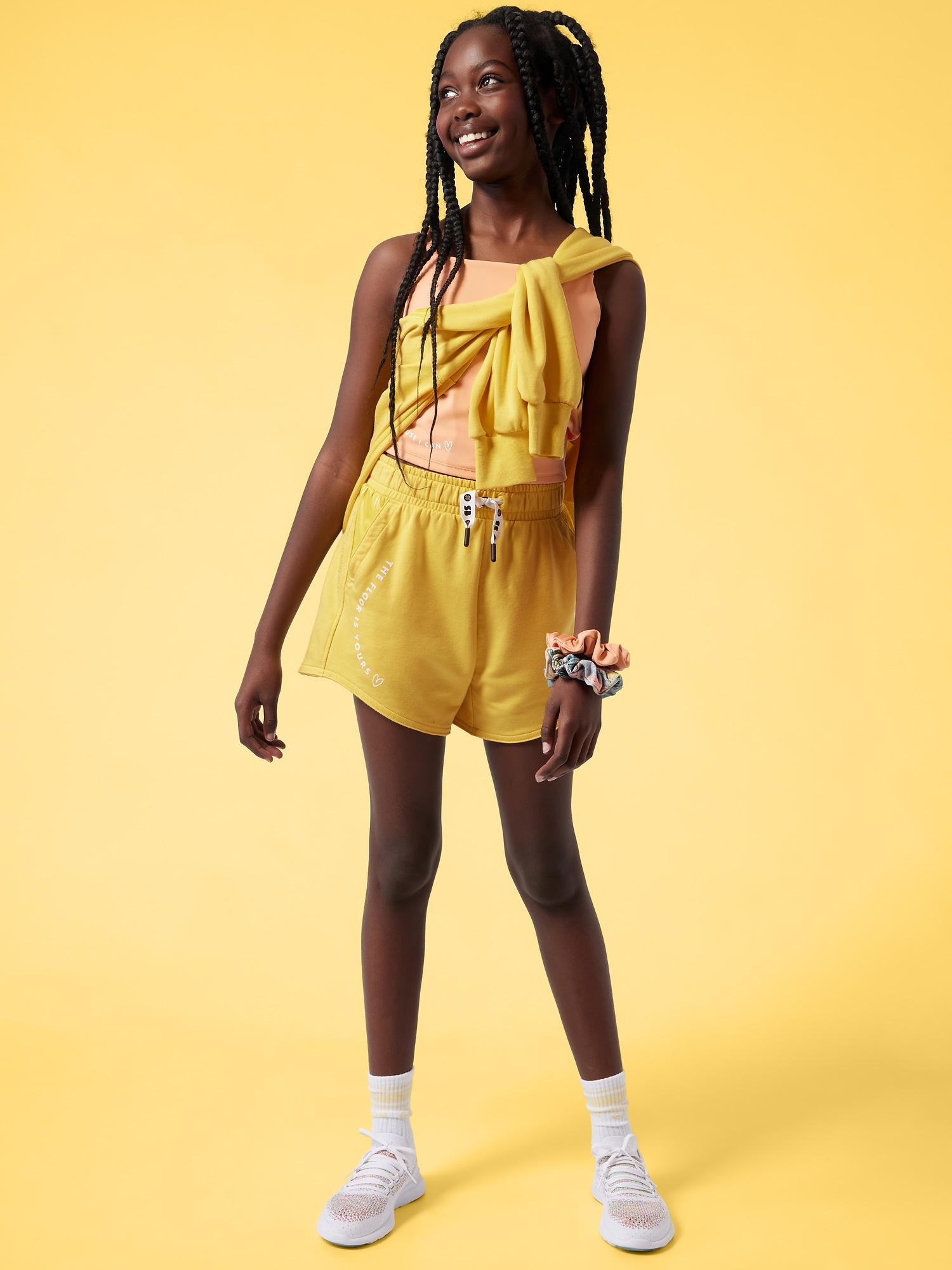 Athleta Girl SB Warm Up Midi Sweatshort