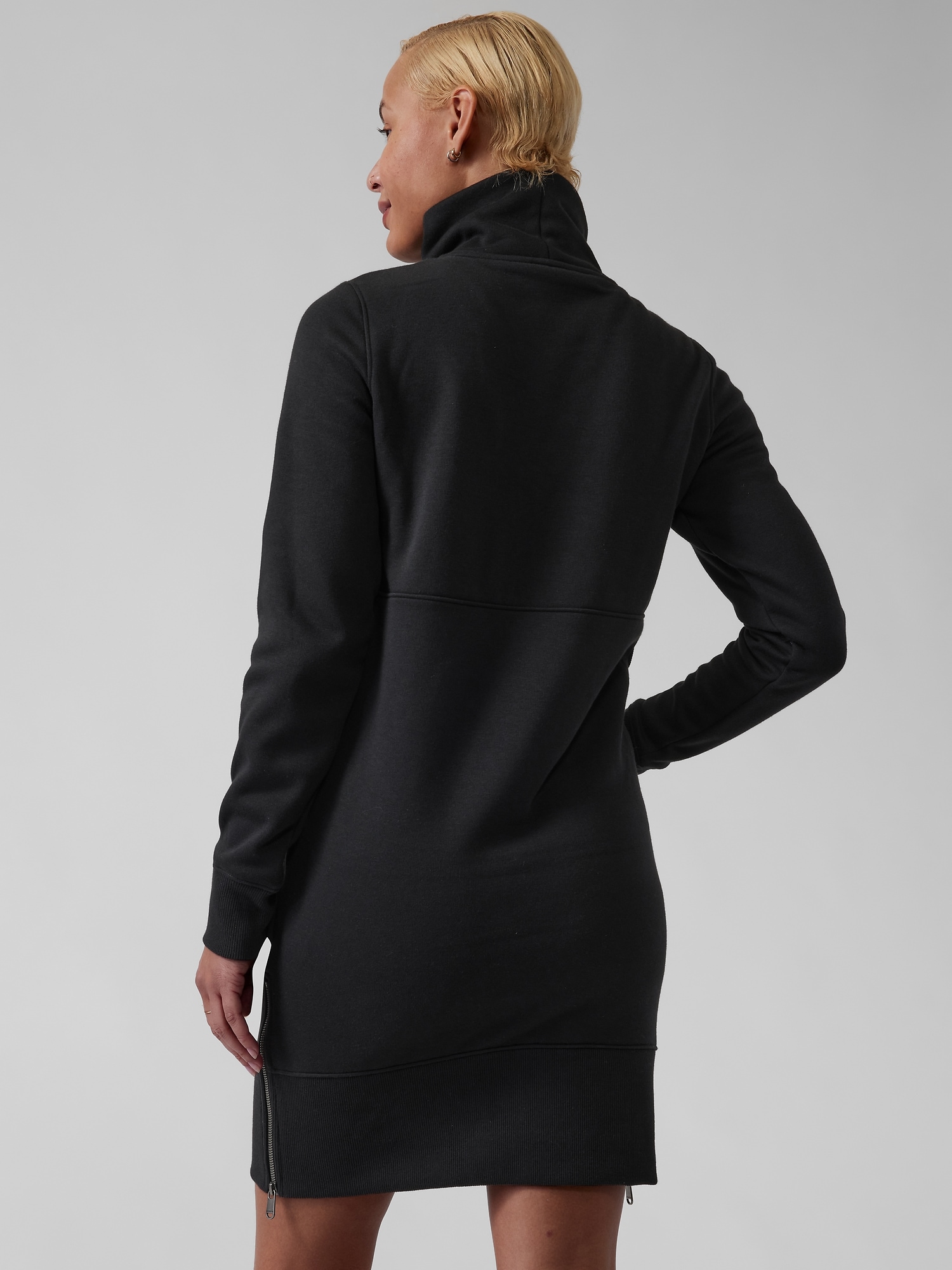 Cozy Karma Funnel Neck Dress