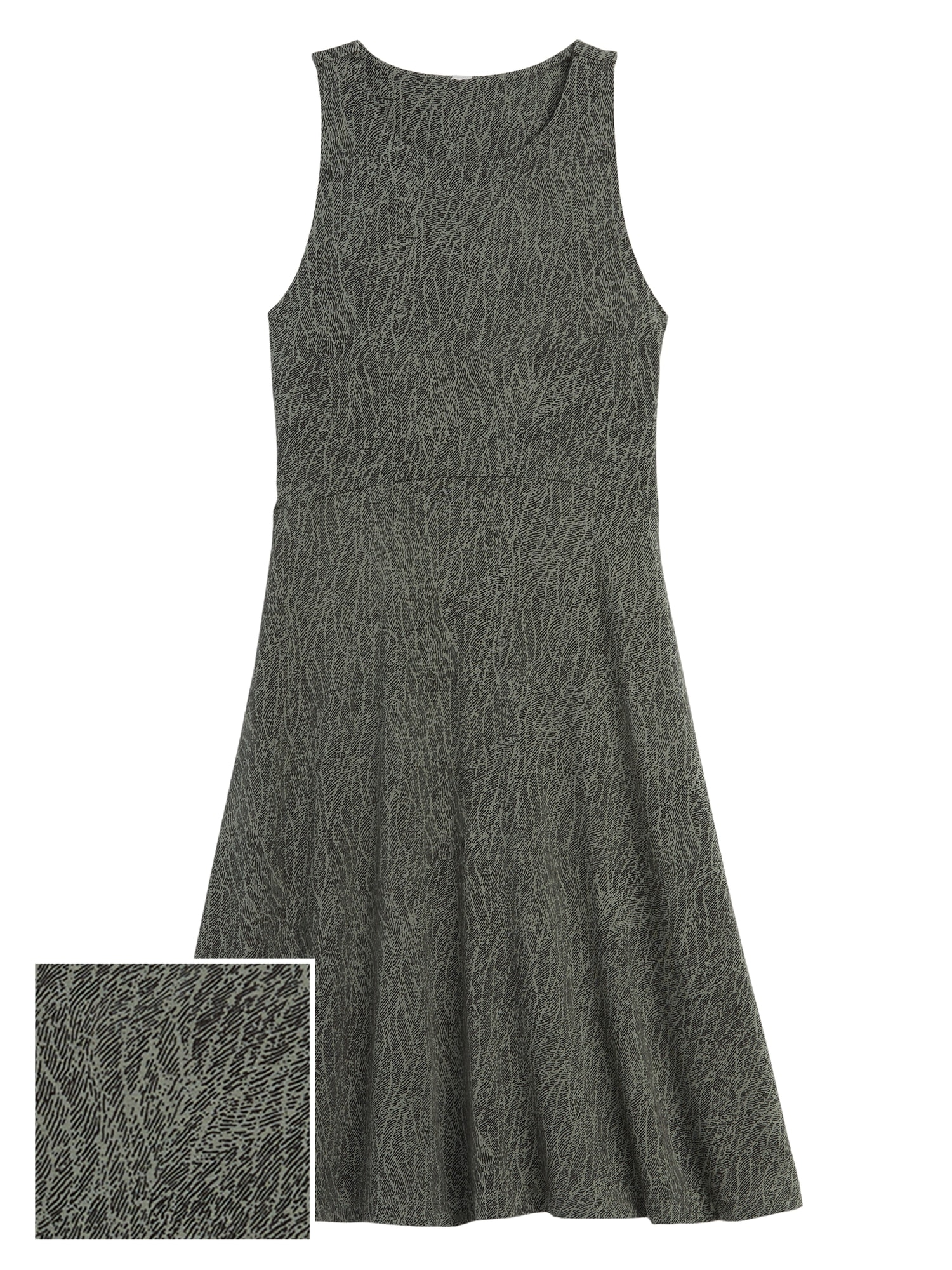 Santorini Thera Printed Dress