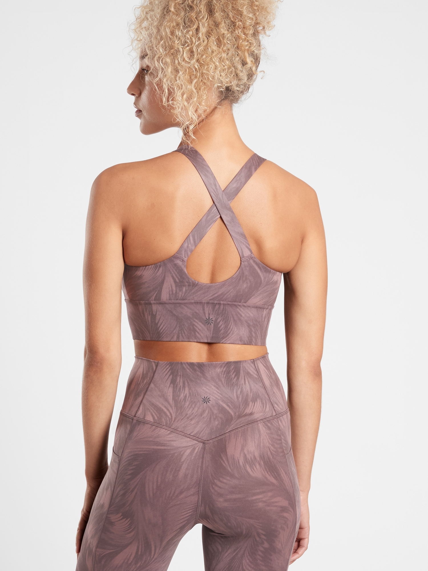 Warrior Longline Printed Bra D