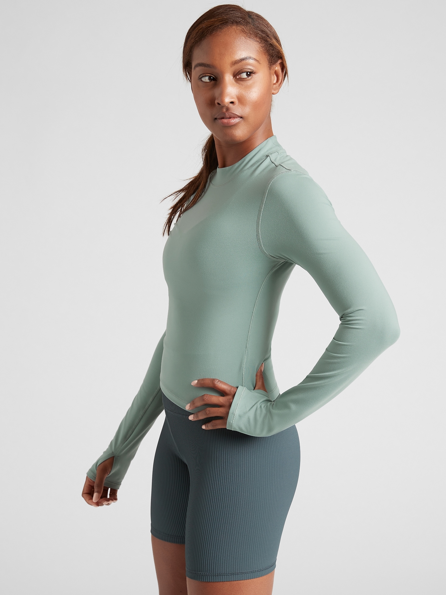 Shanti Mock Neck Top