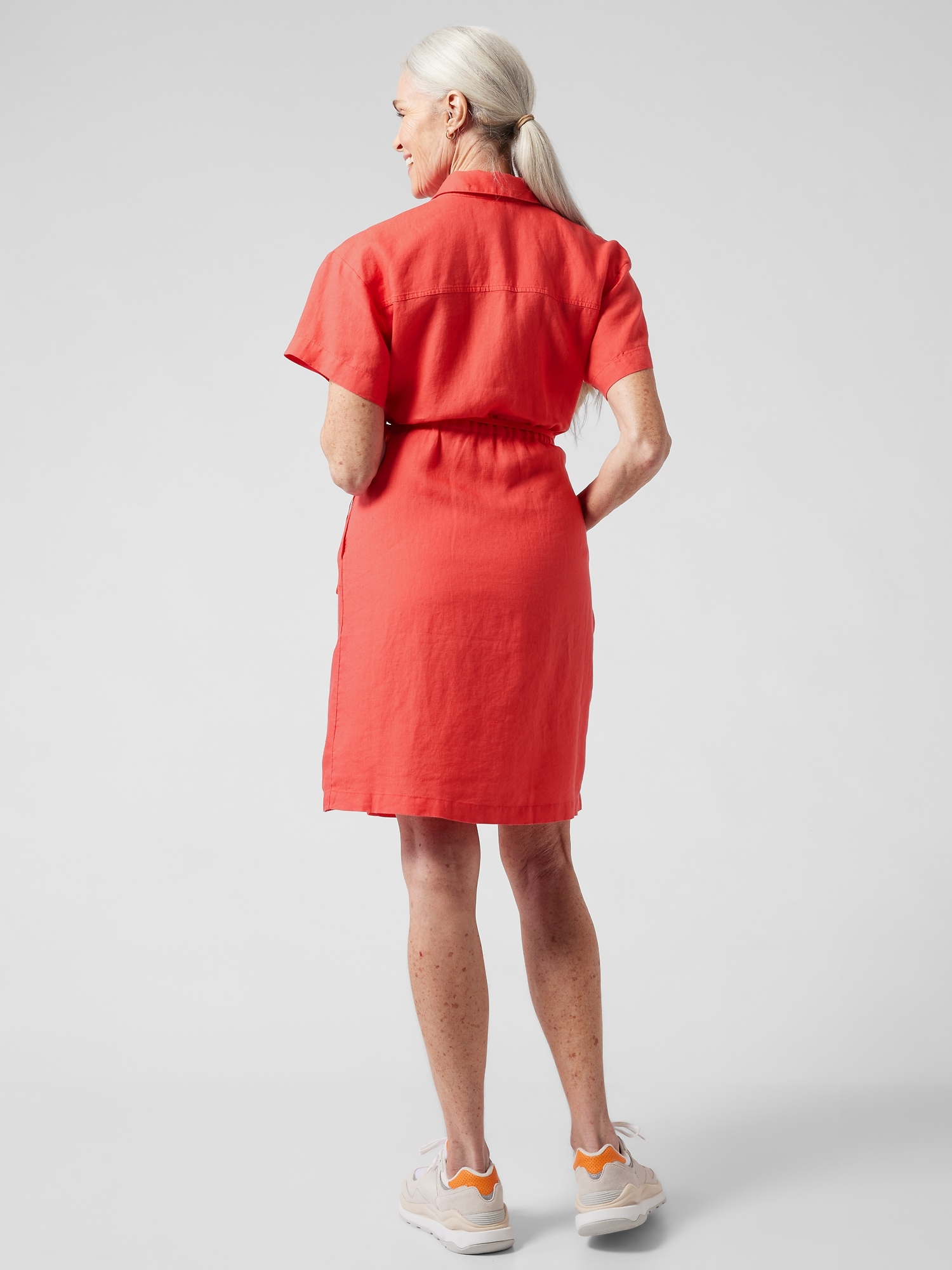 Playa Linen Wrap Dress