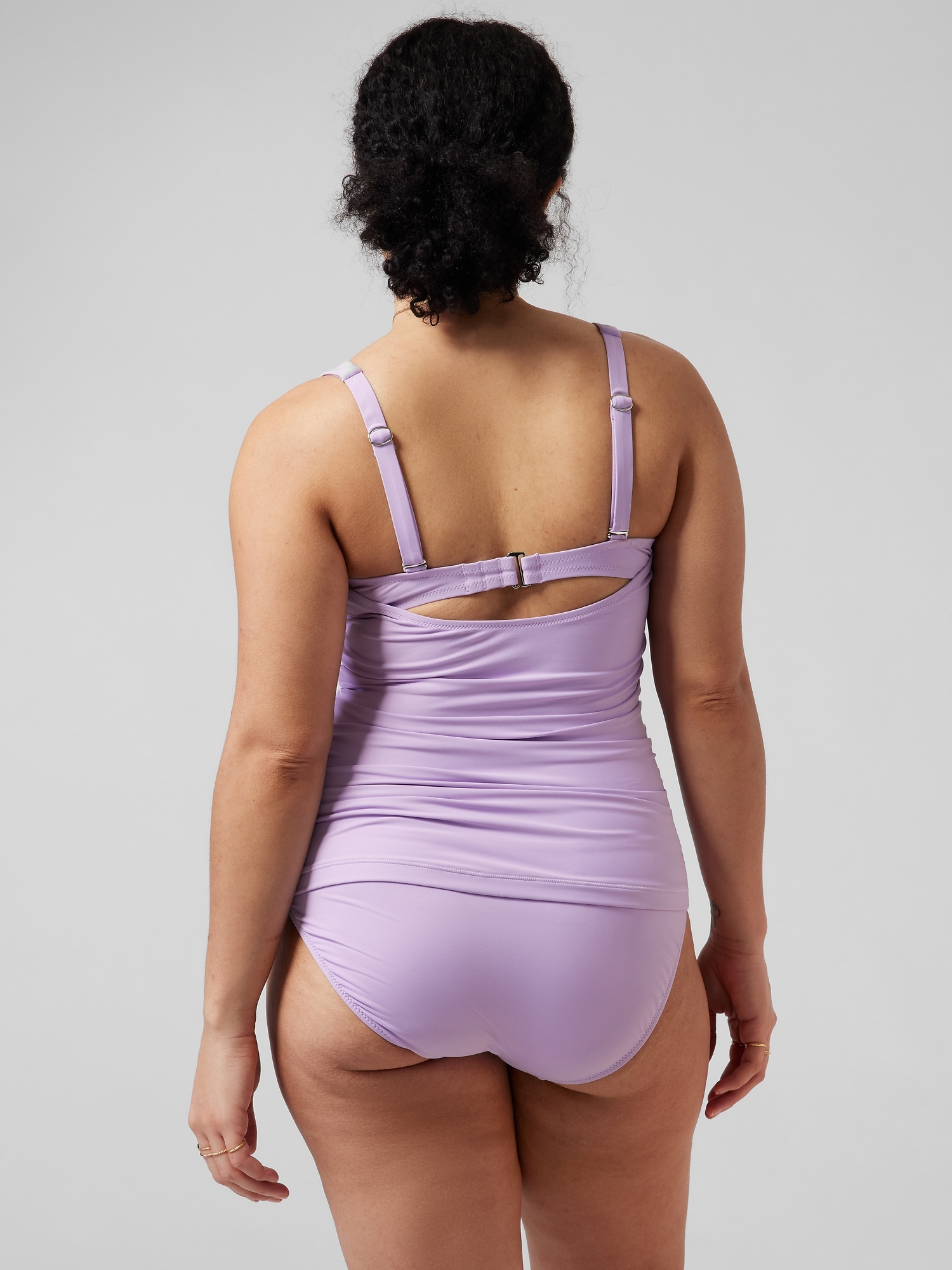 Square Neck Bra Cup Tankini