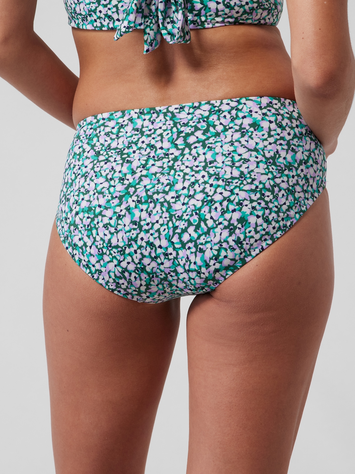Clean Full Printed Bikini Bottom