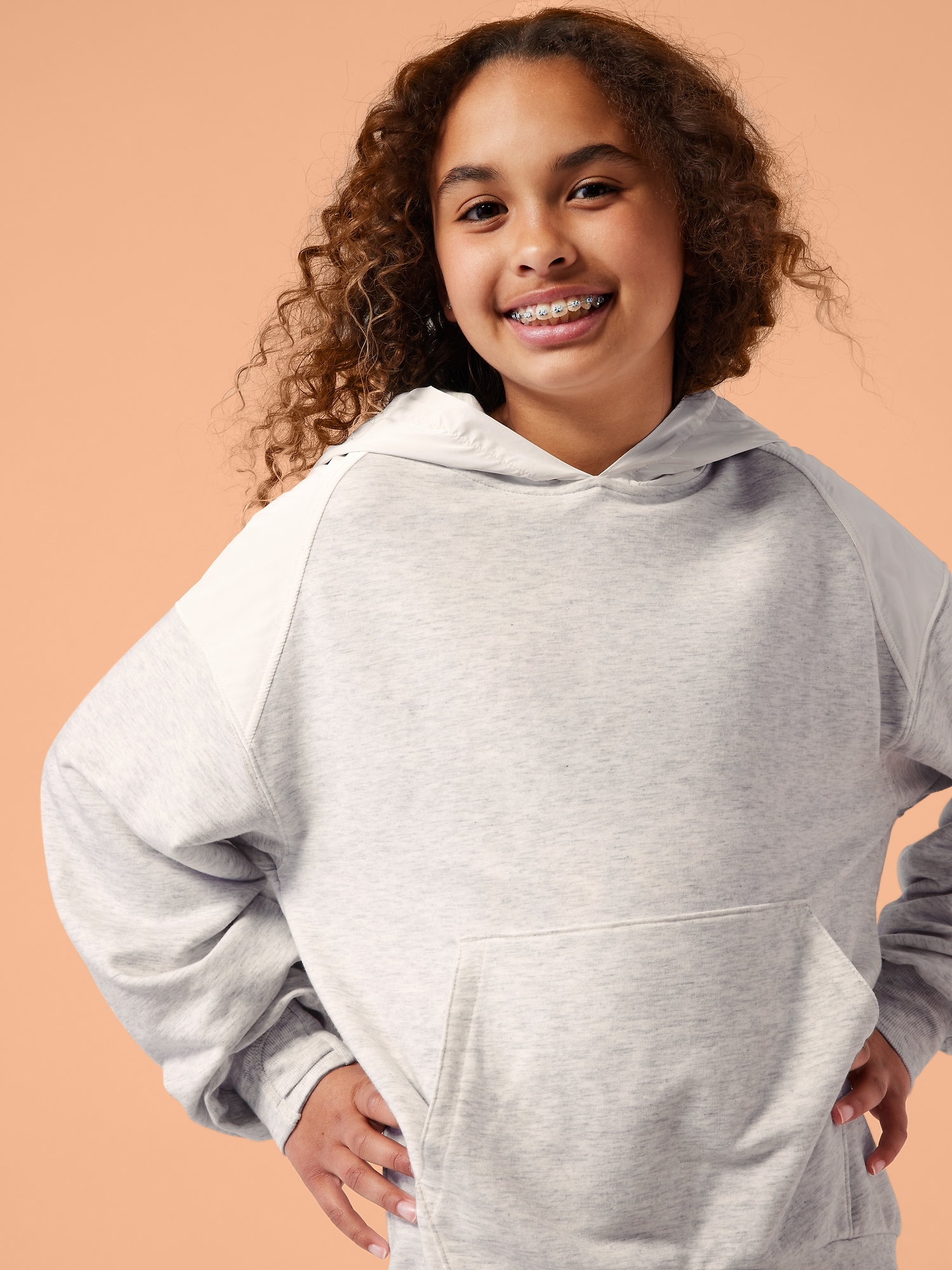 Athleta Girl SB Oversized Warm Up Sweatshirt
