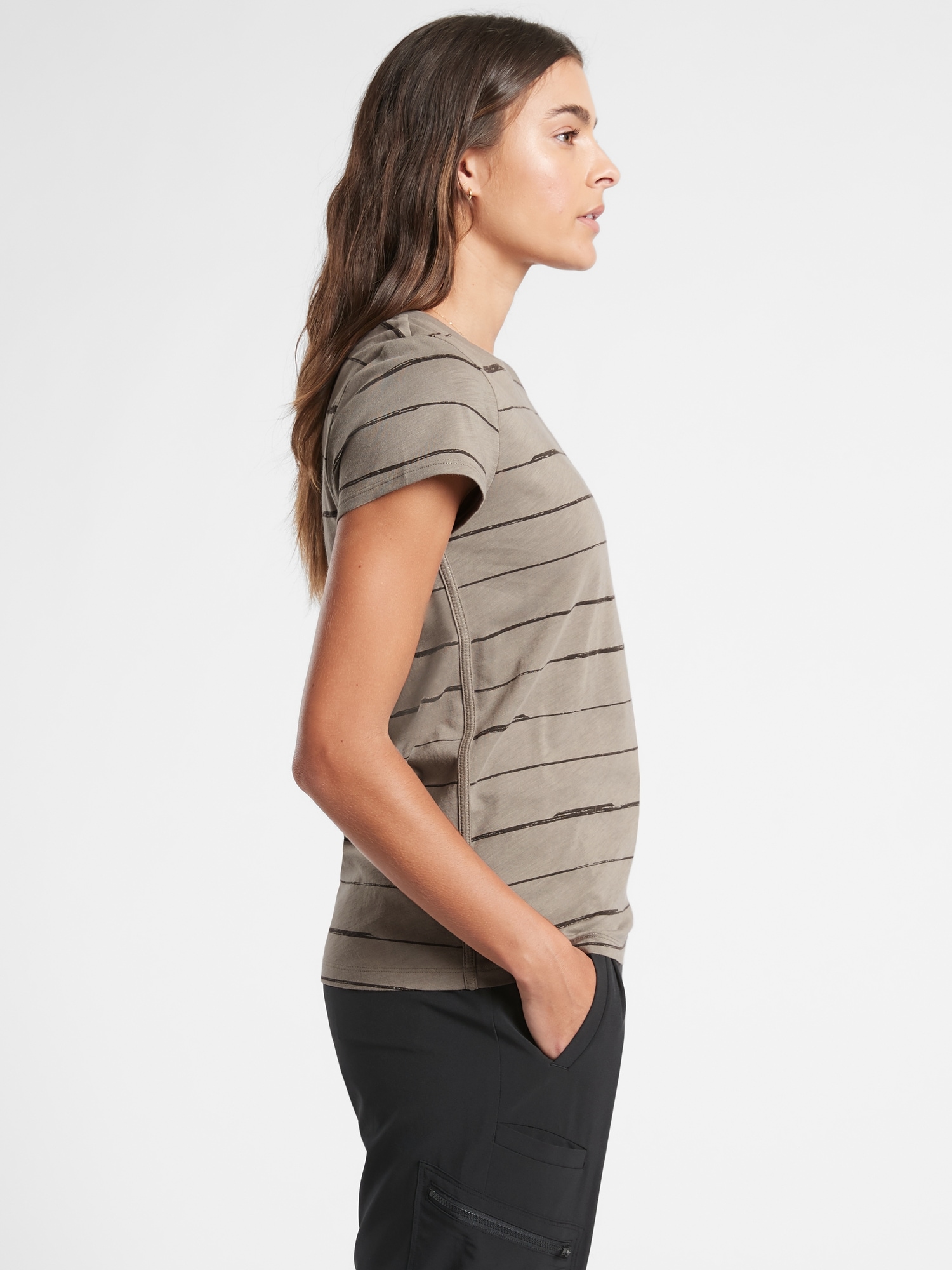 Organic Daily Striped Tee