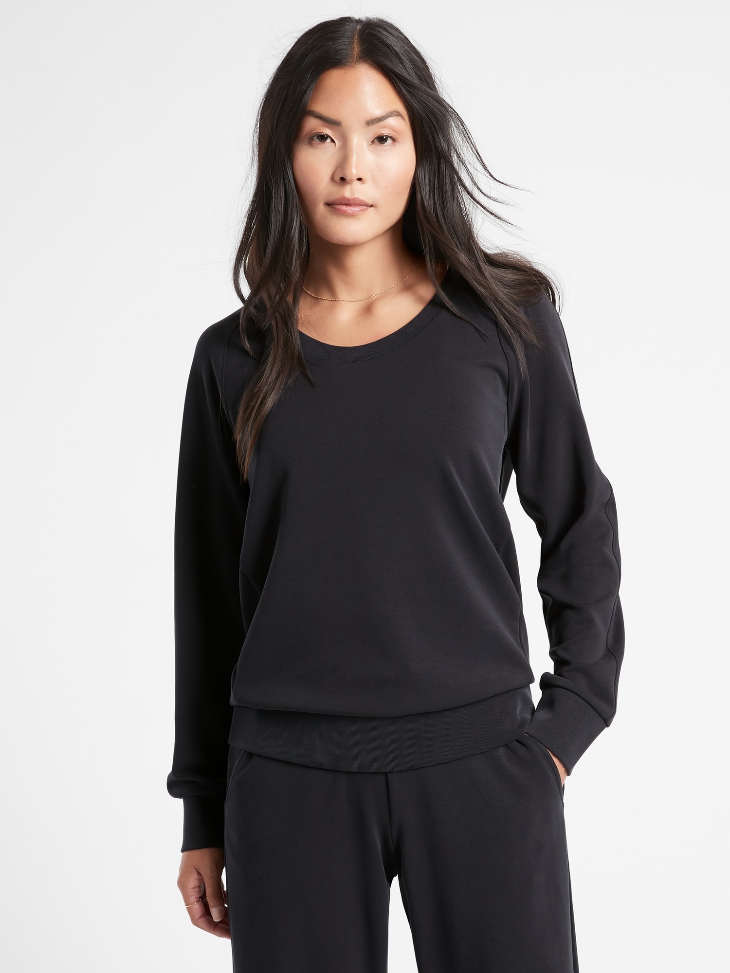 Seasoft Scoop-Neck Sweatshirt