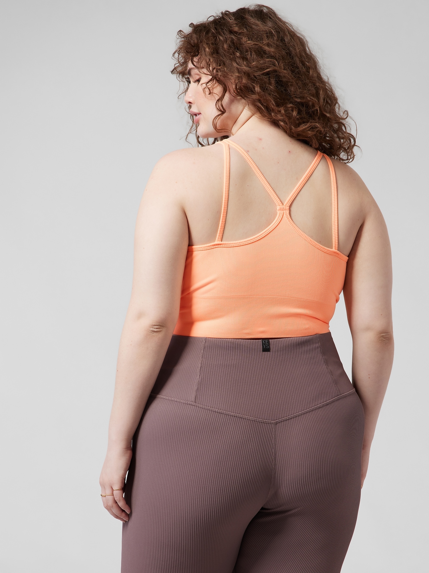 Aurora Seamless High Neck Crop Tank