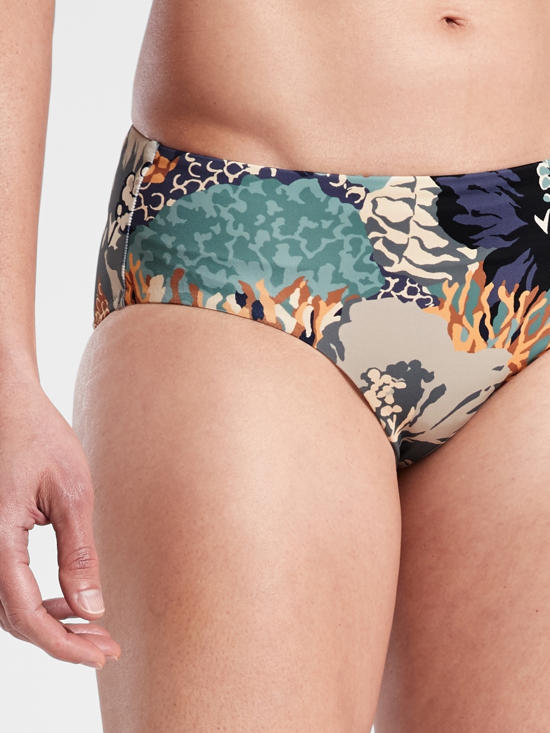 Clean Full Printed Bikini Bottom