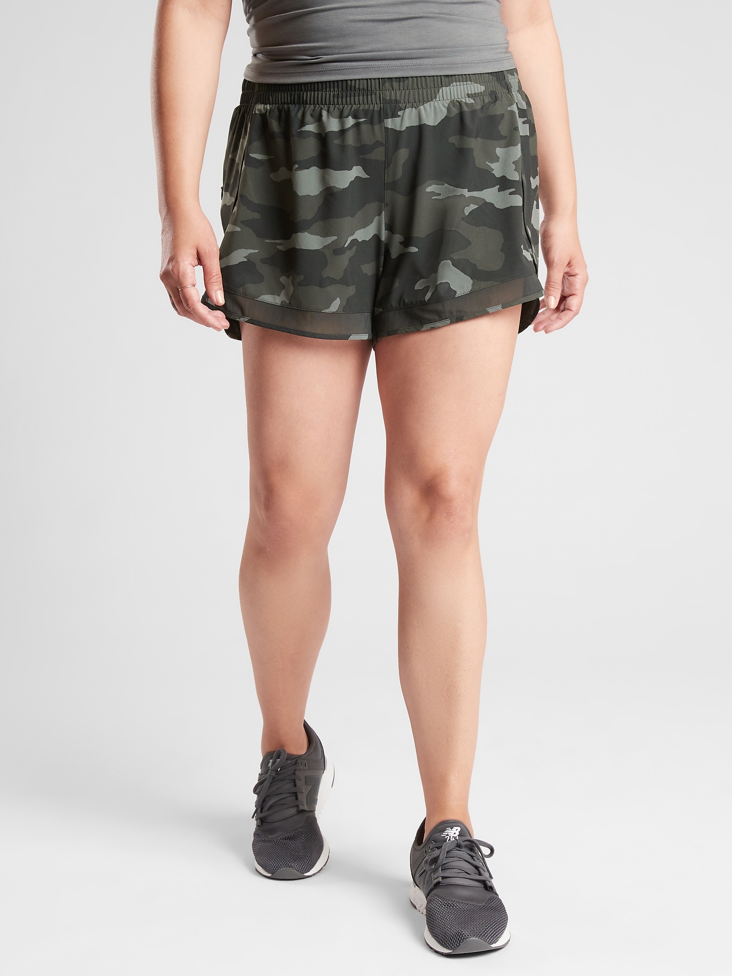 Printed Mesh Racer Run Short 4