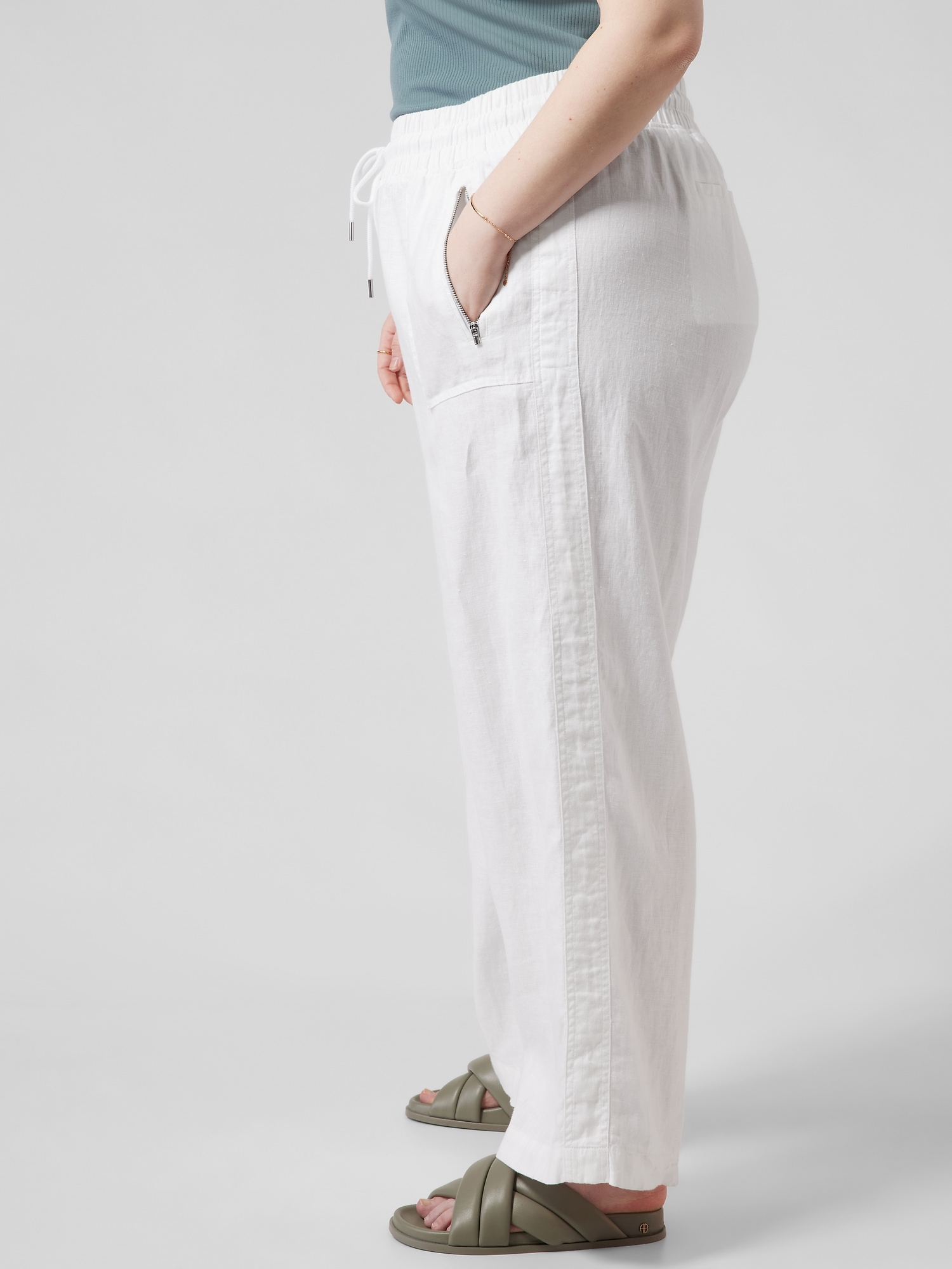Cabo Linen Wide Leg Pant