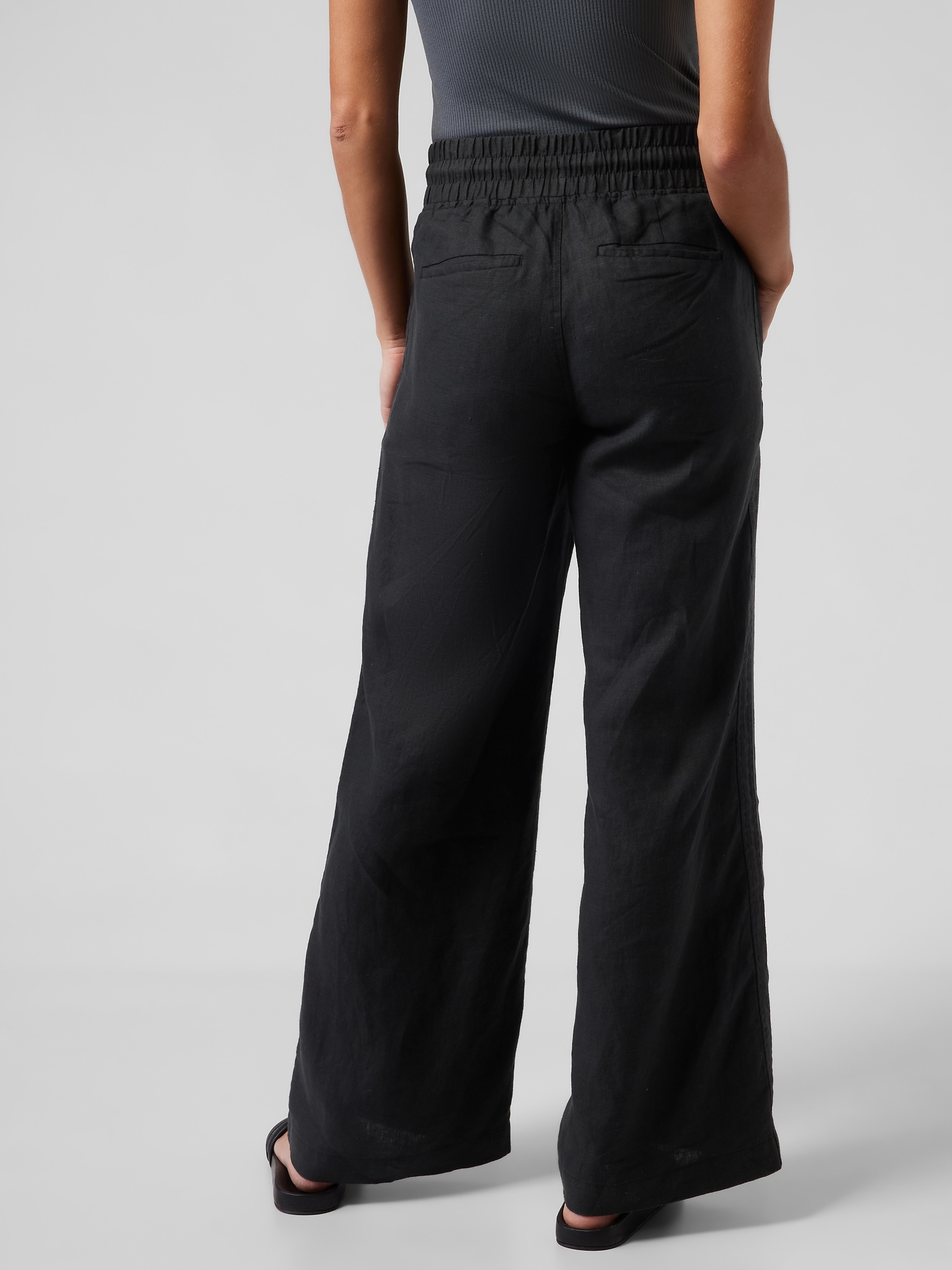 Cabo Linen Wide Leg Pant