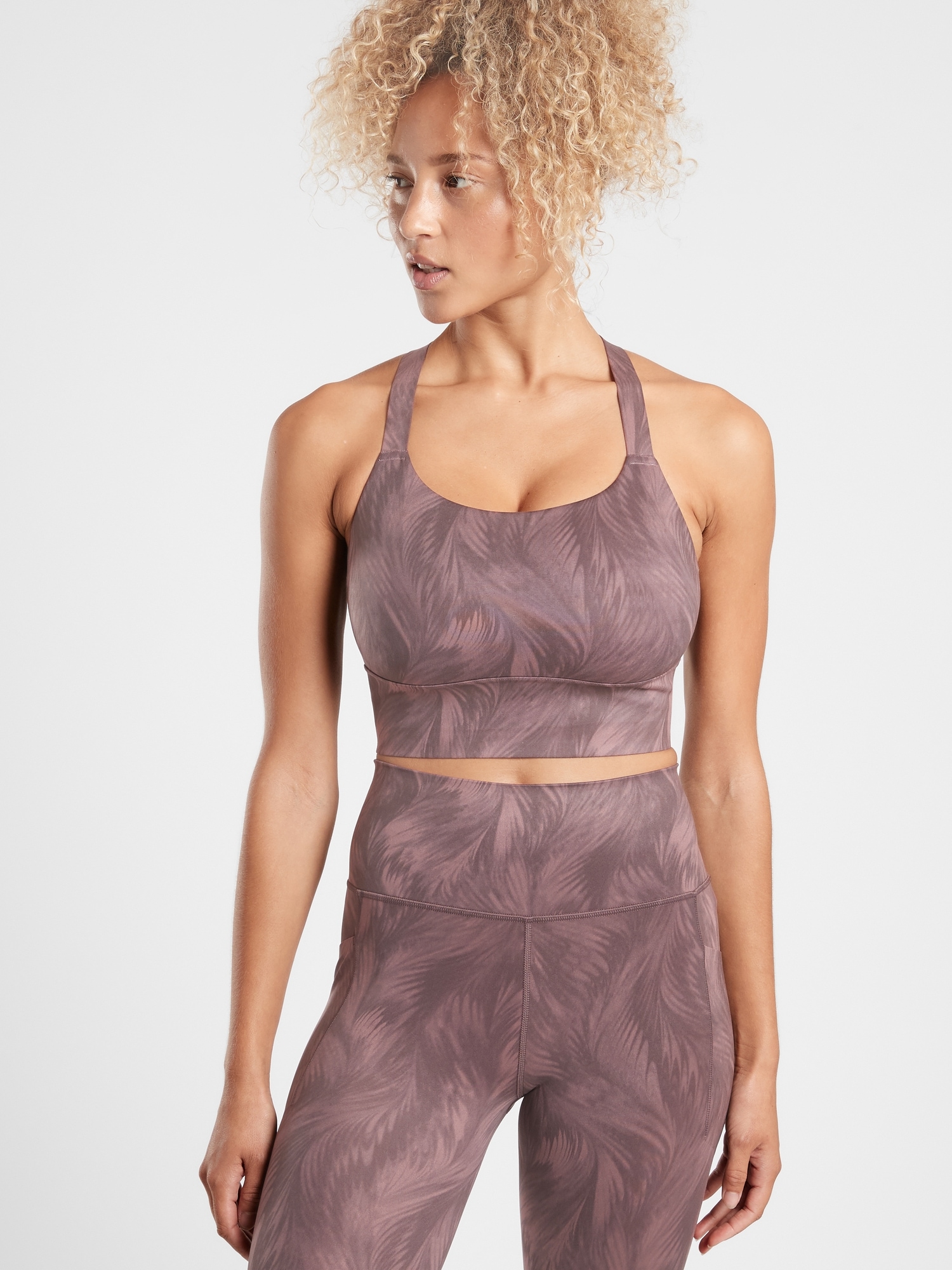 Warrior Longline Printed Bra D