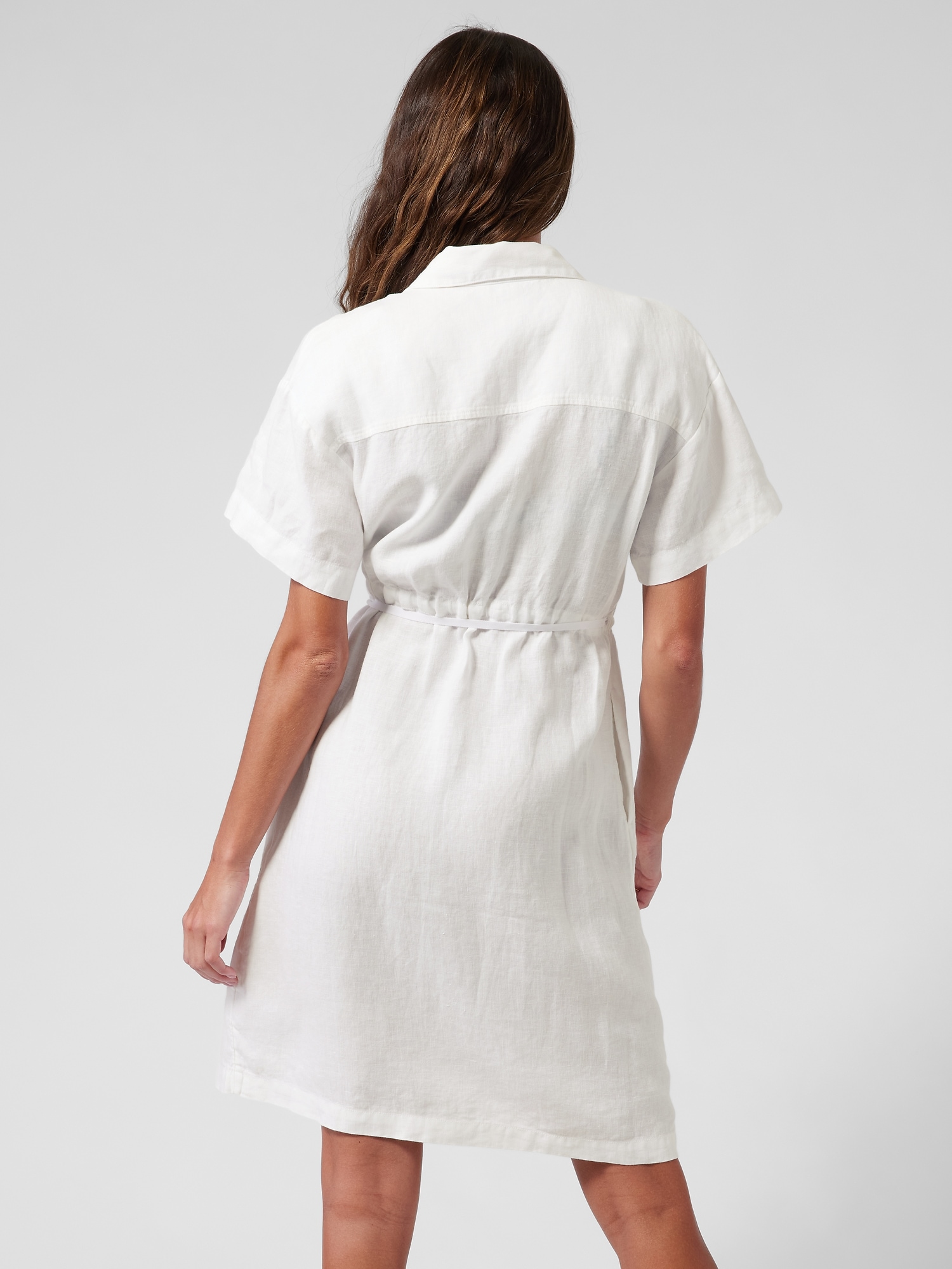 Playa Linen Wrap Dress