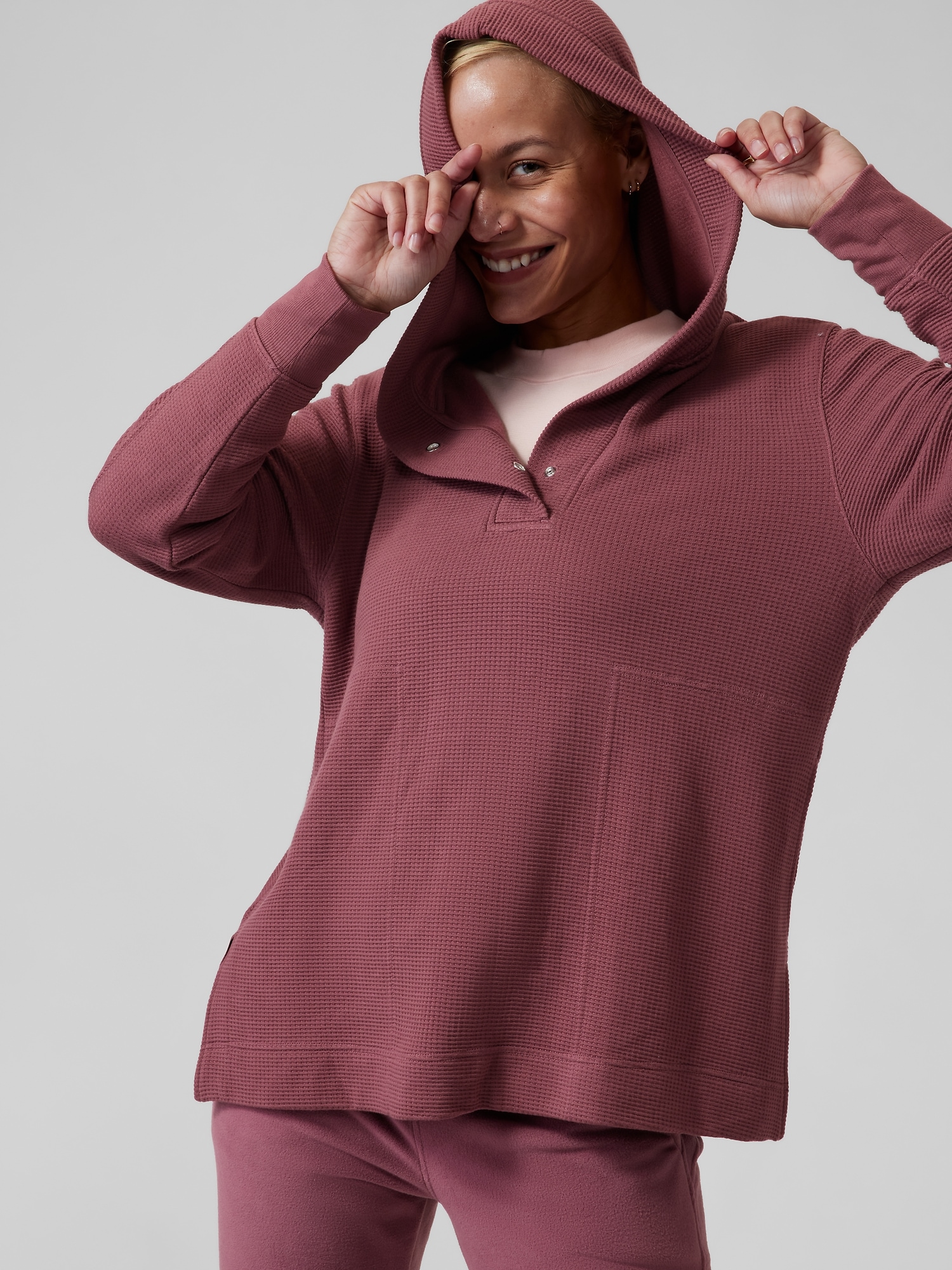 Coaster Luxe Waffle Hoodie