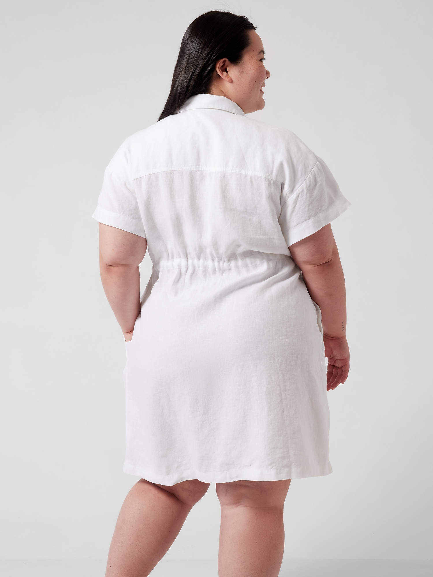 Playa Linen Wrap Dress