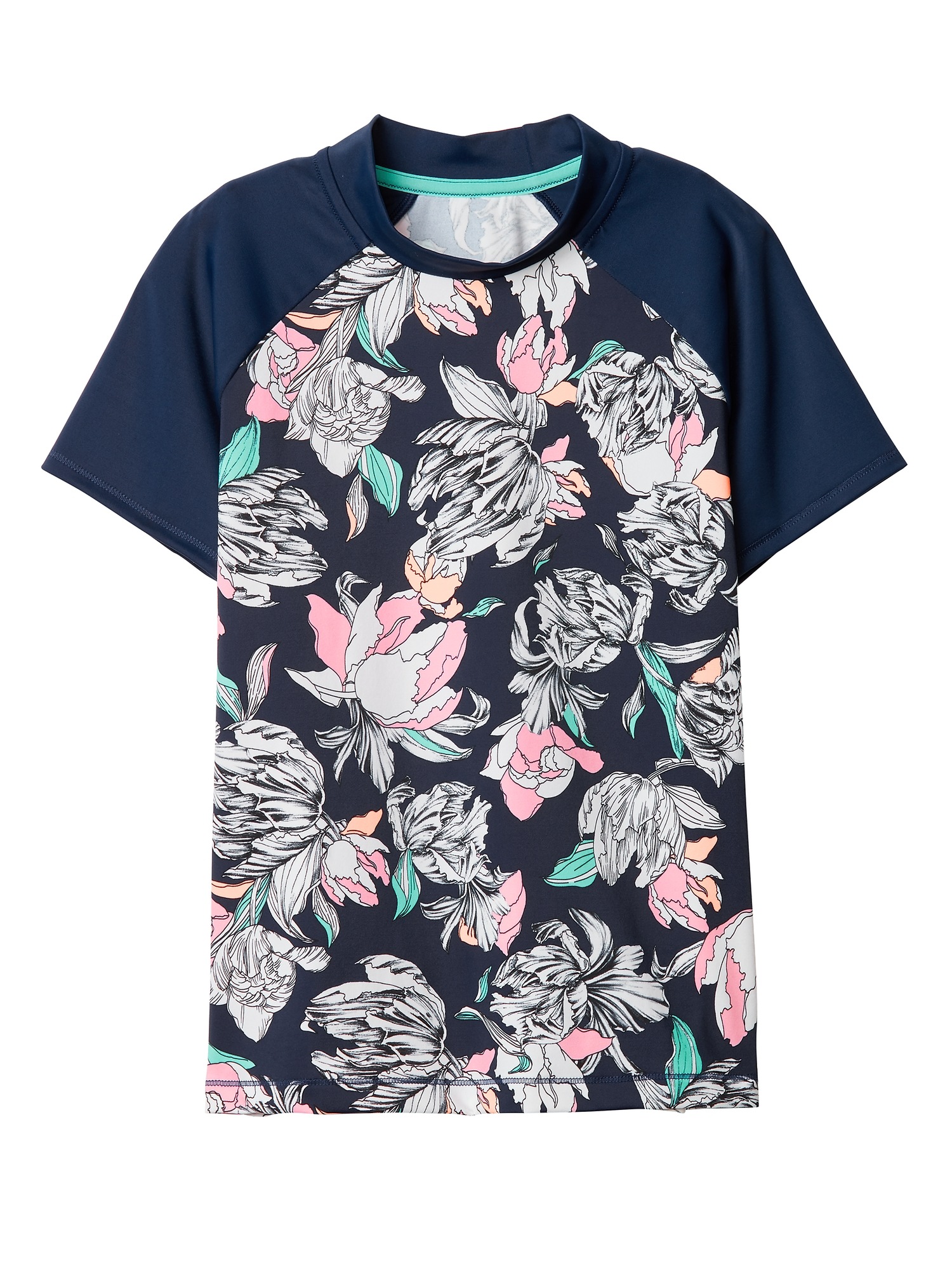 Athleta Girl Mock Neck Rashguard