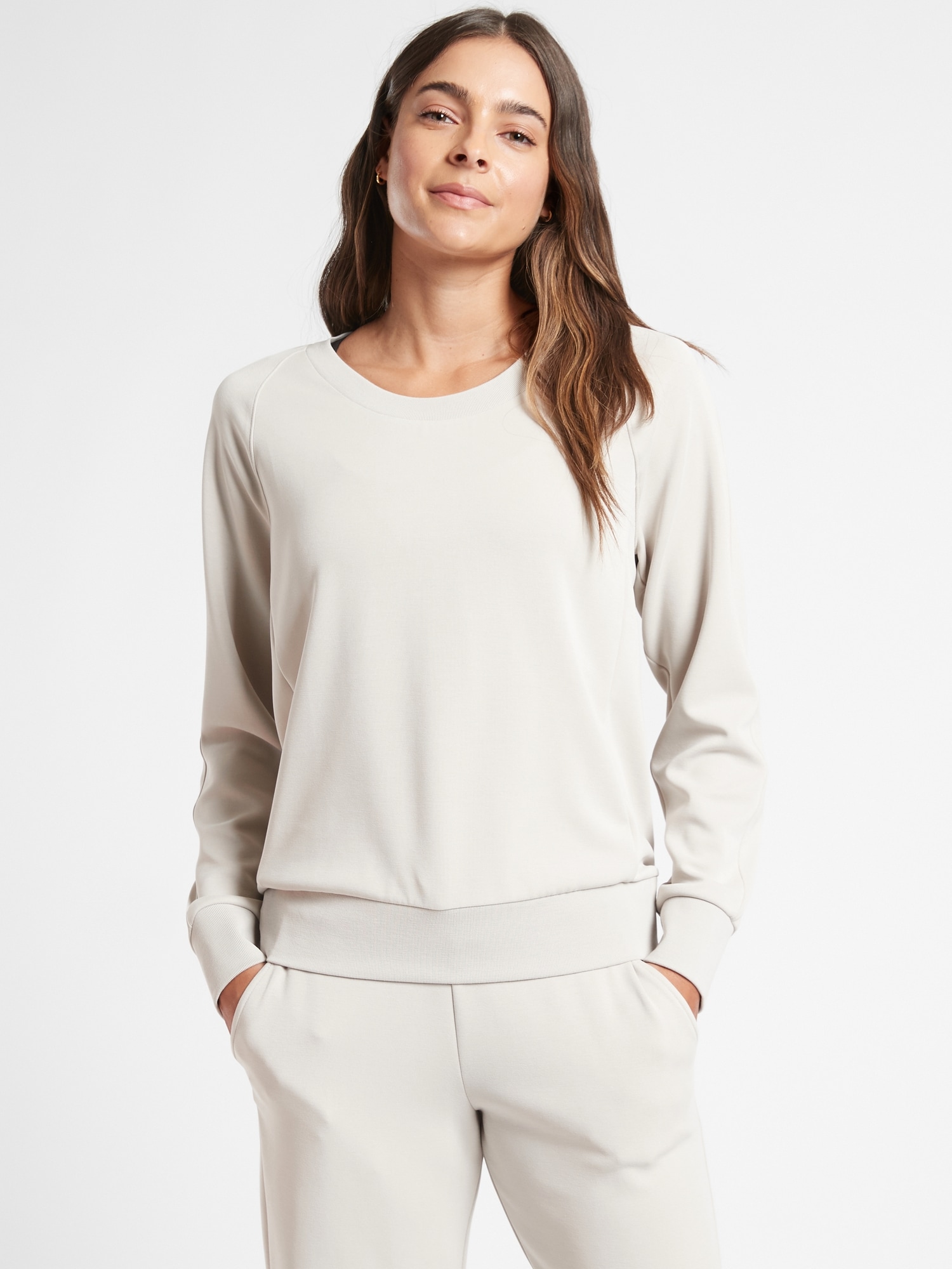 Seasoft Scoop-Neck Sweatshirt