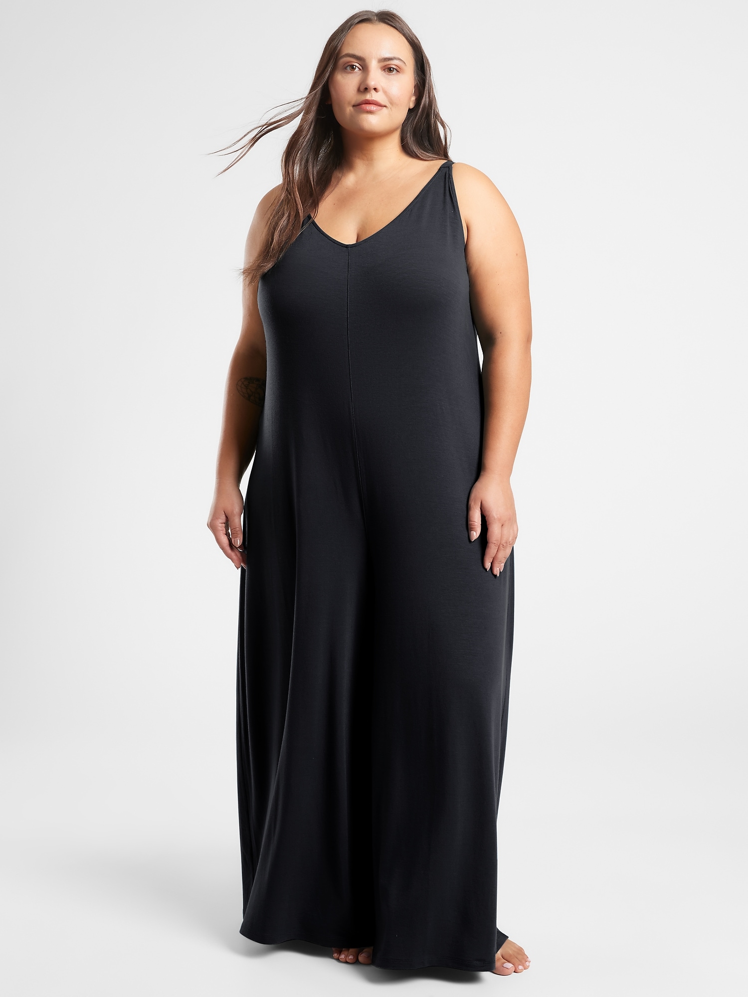 Nighttime Bliss Sleep V Neck Romper