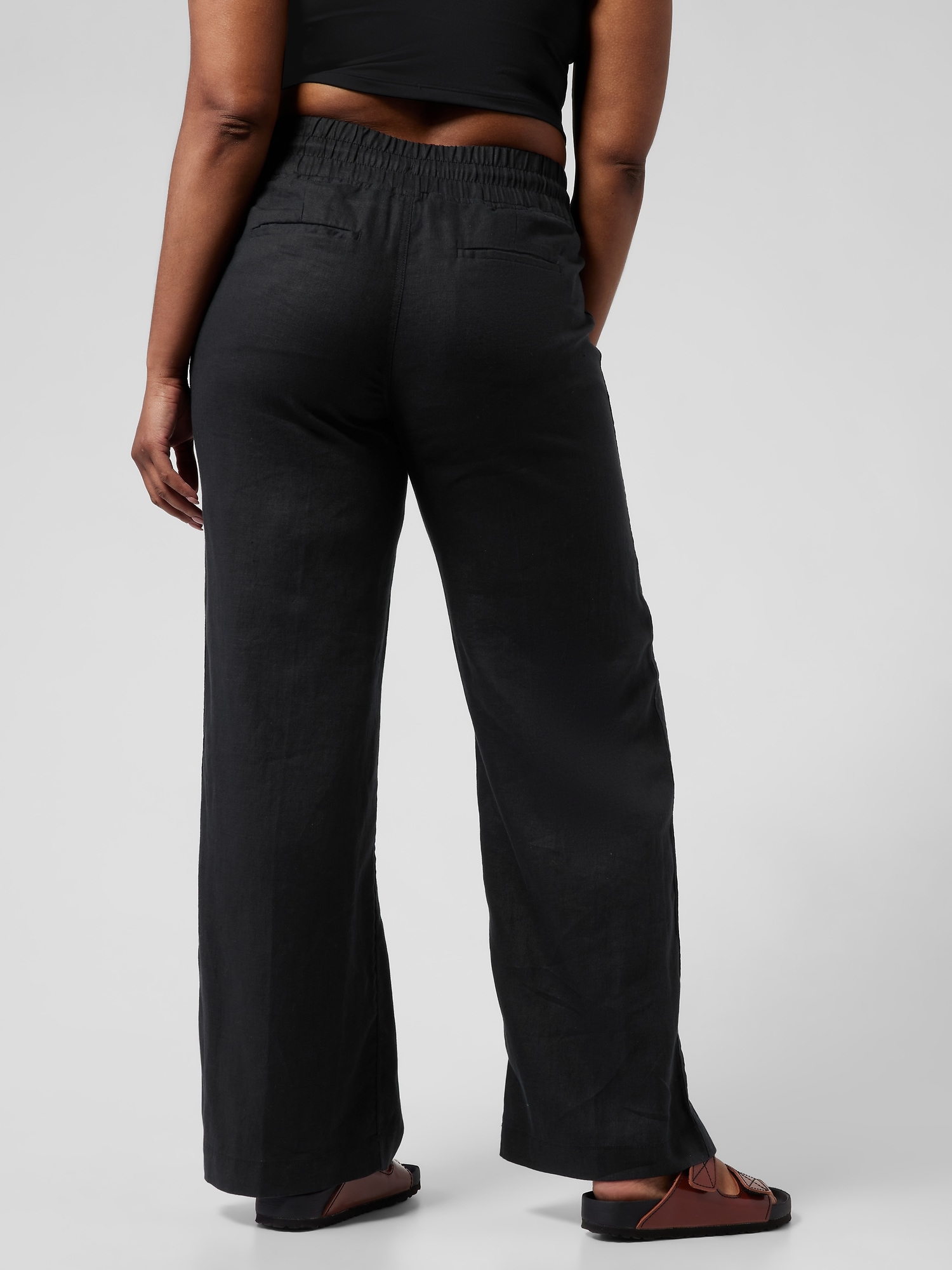 Cabo Linen Wide Leg Pant