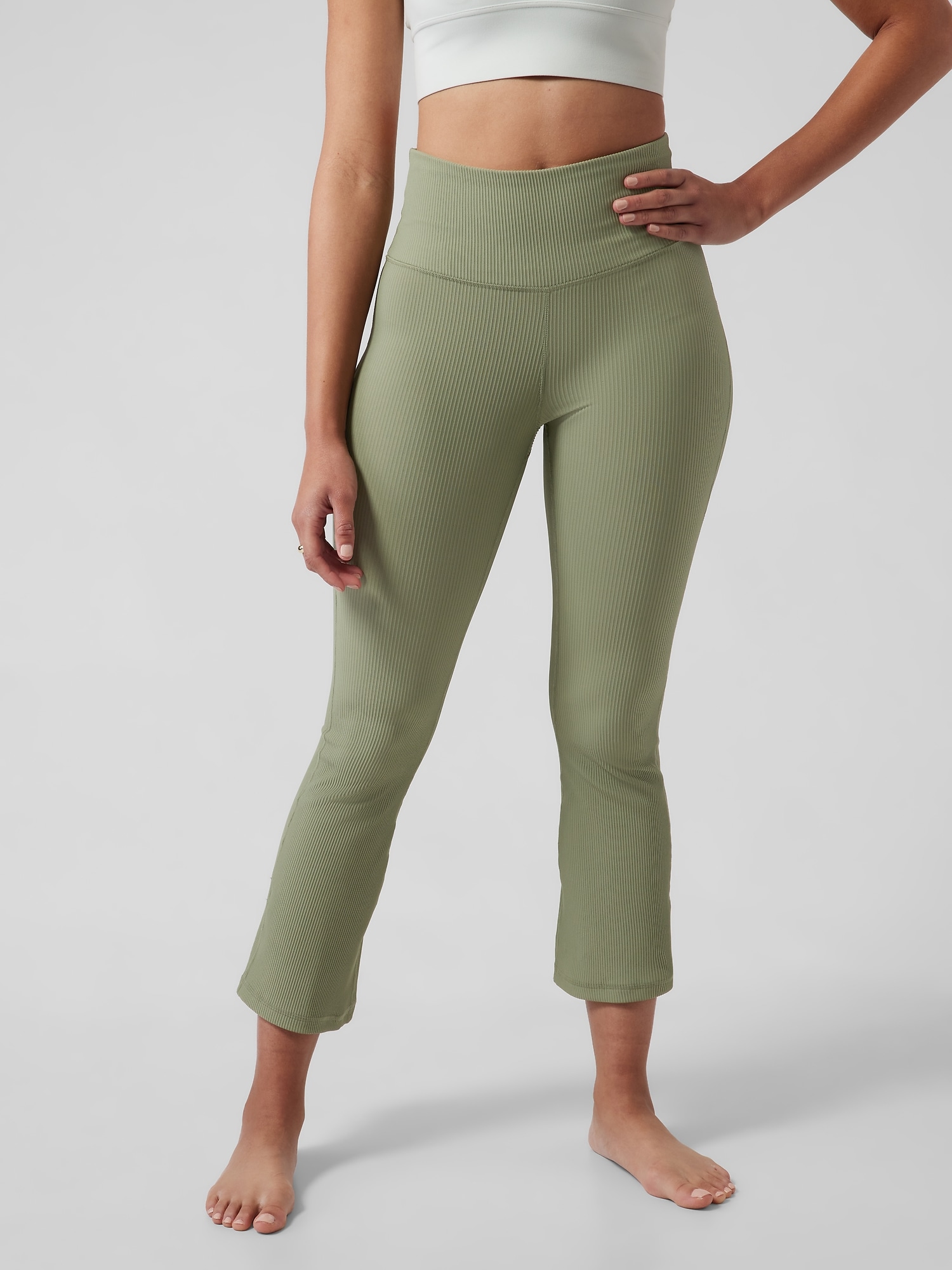 Elation Rib Crop Flare