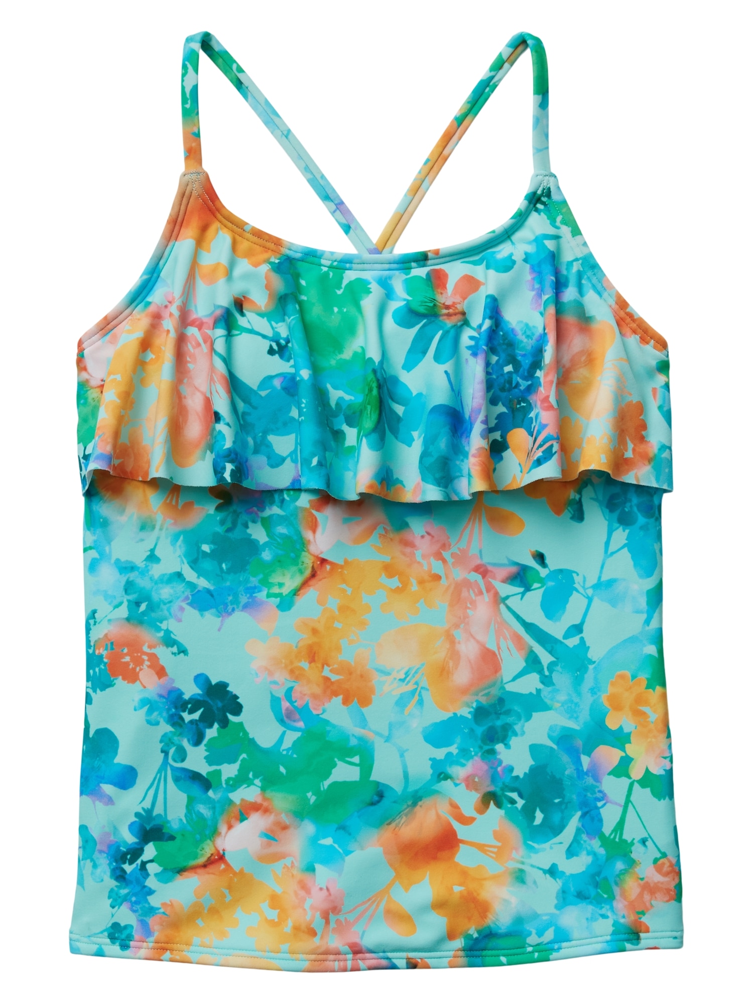 Athleta Girl Lumen Floral Tankini Top